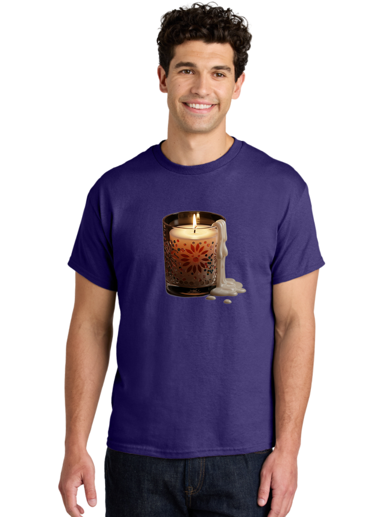 Candle-In-Glass-Holder-3 Men'S Graphic Tee, 100% Cotton, Comfortable Casual Summer Wear, Machine Washable, Vintage Camera, Old Camera, Antique Camera, Black Camera, Classic Photography, Photography Equipment, Nostalgic Device, Film Camera, Bao178