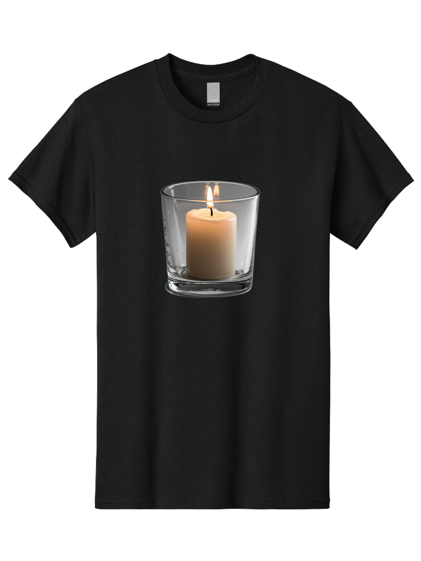Candle-In-Glass-Holder-4 Men'S Graphic Tee, 100% Cotton, Comfortable Casual Summer Wear, Machine Washable, Vintage Camera, Old Camera, Antique Camera, Black Camera, Classic Photography, Photography Equipment, Nostalgic Device, Film Camera, Bao179