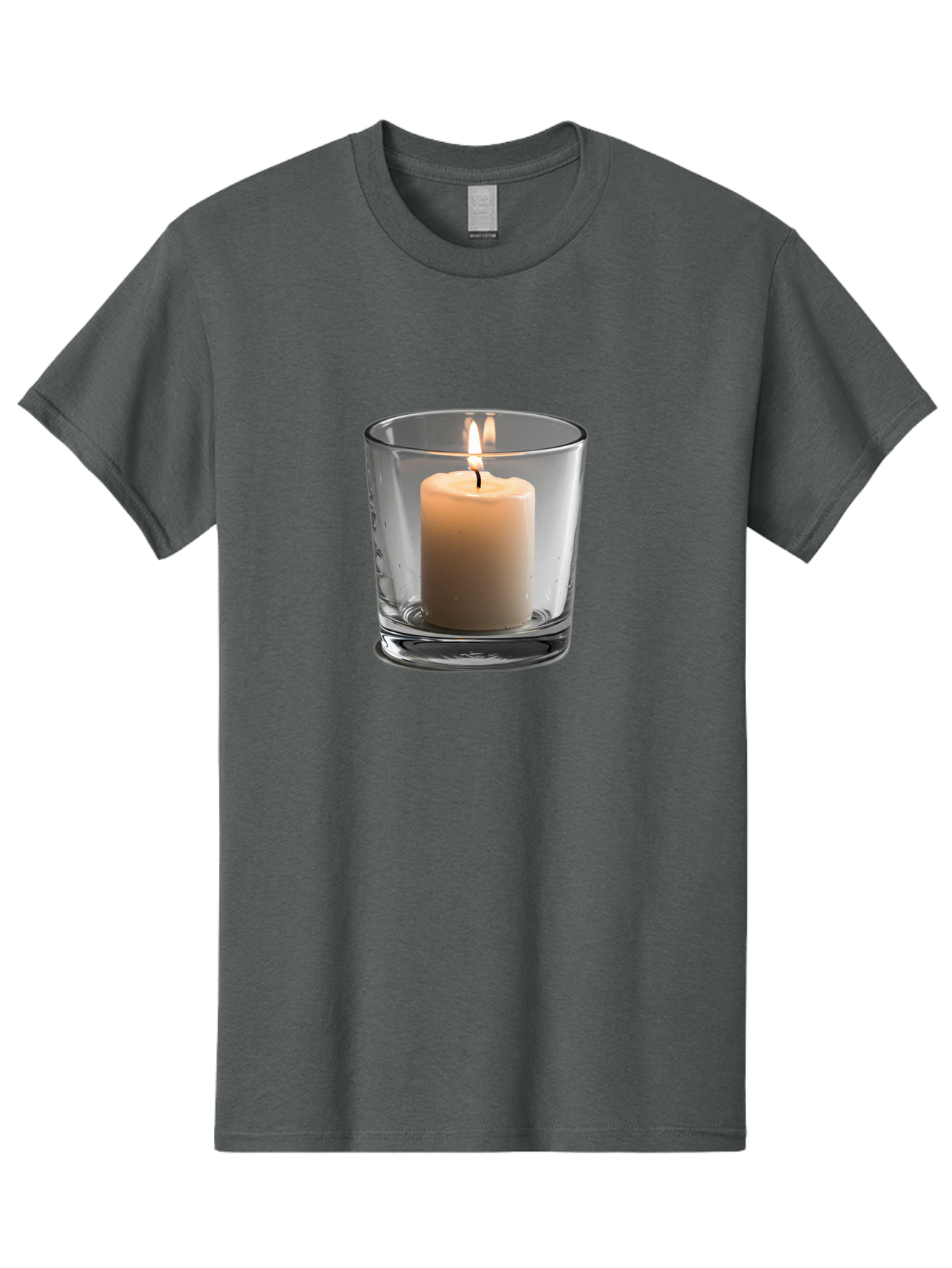 Candle-In-Glass-Holder-4 Men'S Graphic Tee, 100% Cotton, Comfortable Casual Summer Wear, Machine Washable, Vintage Camera, Old Camera, Antique Camera, Black Camera, Classic Photography, Photography Equipment, Nostalgic Device, Film Camera, Bao179