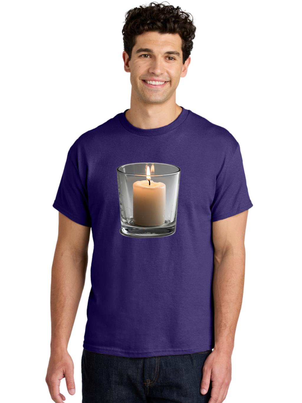 Candle-In-Glass-Holder-4 Men'S Graphic Tee, 100% Cotton, Comfortable Casual Summer Wear, Machine Washable, Vintage Camera, Old Camera, Antique Camera, Black Camera, Classic Photography, Photography Equipment, Nostalgic Device, Film Camera, Bao179