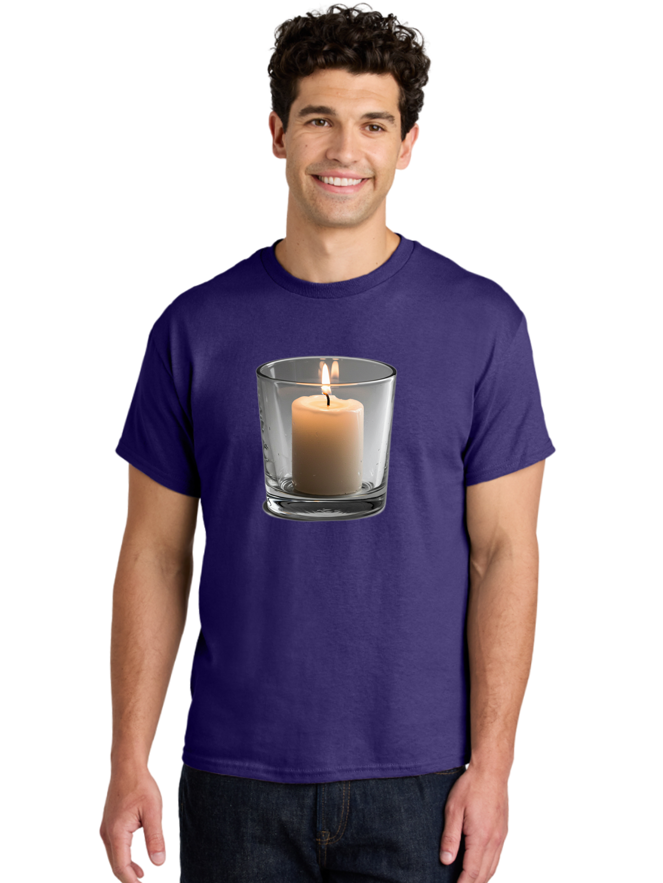 Candle-In-Glass-Holder-4 Men'S Graphic Tee, 100% Cotton, Comfortable Casual Summer Wear, Machine Washable, Vintage Camera, Old Camera, Antique Camera, Black Camera, Classic Photography, Photography Equipment, Nostalgic Device, Film Camera, Bao179