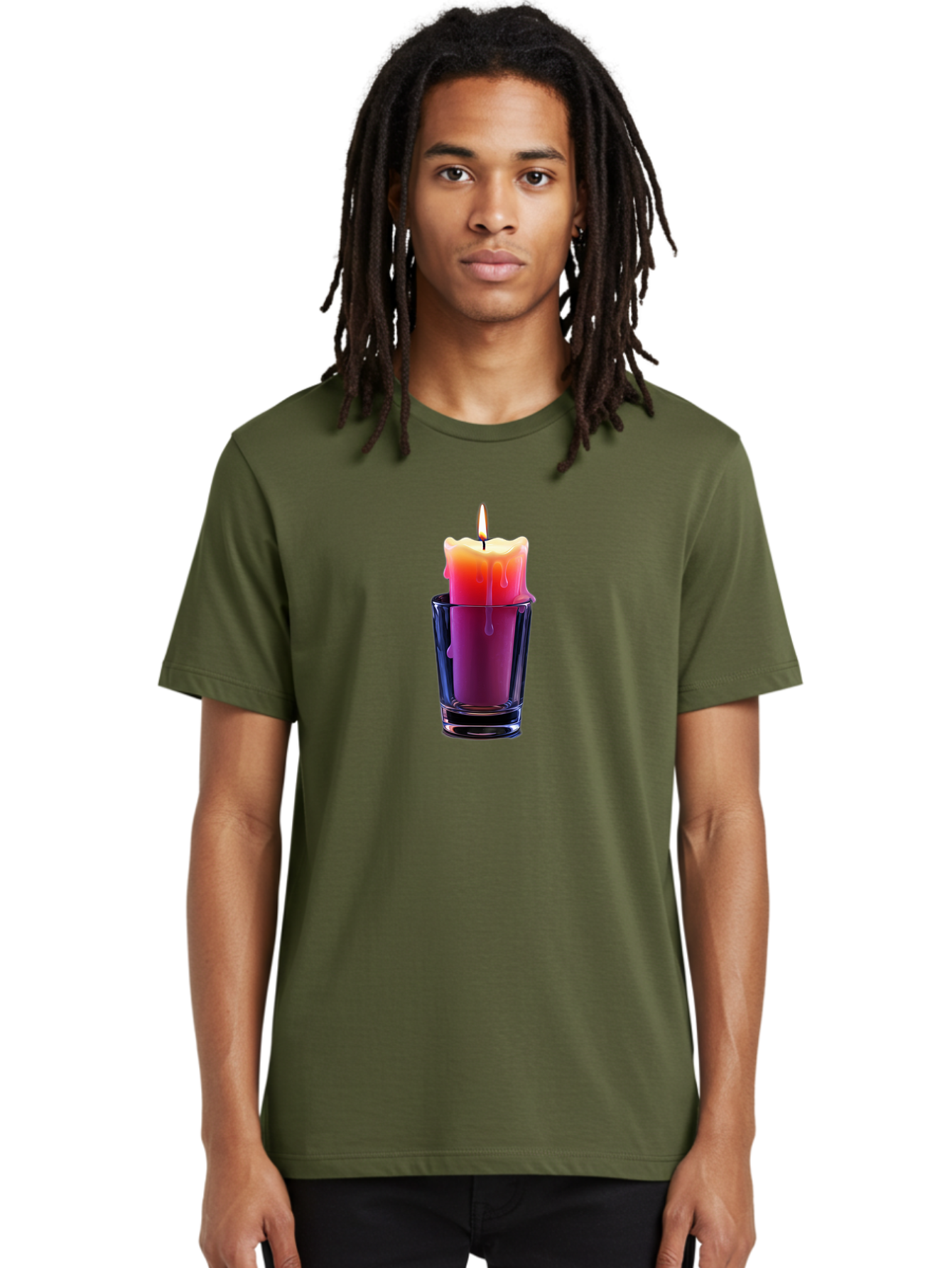 Candle-In-Glass-Holder Men'S Graphic Tee, 100% Cotton, Comfortable Casual Summer Wear, Machine Washable, Vintage Camera, Old Camera, Antique Camera, Black Camera, Classic Photography, Photography Equipment, Nostalgic Device, Film Camera, Bao180