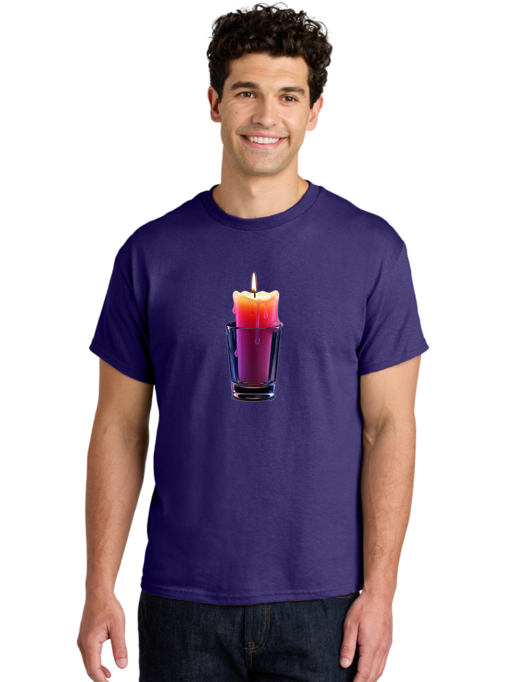 Candle-In-Glass-Holder Men'S Graphic Tee, 100% Cotton, Comfortable Casual Summer Wear, Machine Washable, Vintage Camera, Old Camera, Antique Camera, Black Camera, Classic Photography, Photography Equipment, Nostalgic Device, Film Camera, Bao180