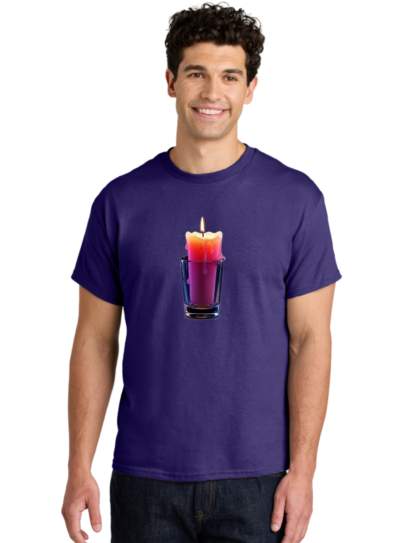 Candle-In-Glass-Holder Men'S Graphic Tee, 100% Cotton, Comfortable Casual Summer Wear, Machine Washable, Vintage Camera, Old Camera, Antique Camera, Black Camera, Classic Photography, Photography Equipment, Nostalgic Device, Film Camera, Bao180
