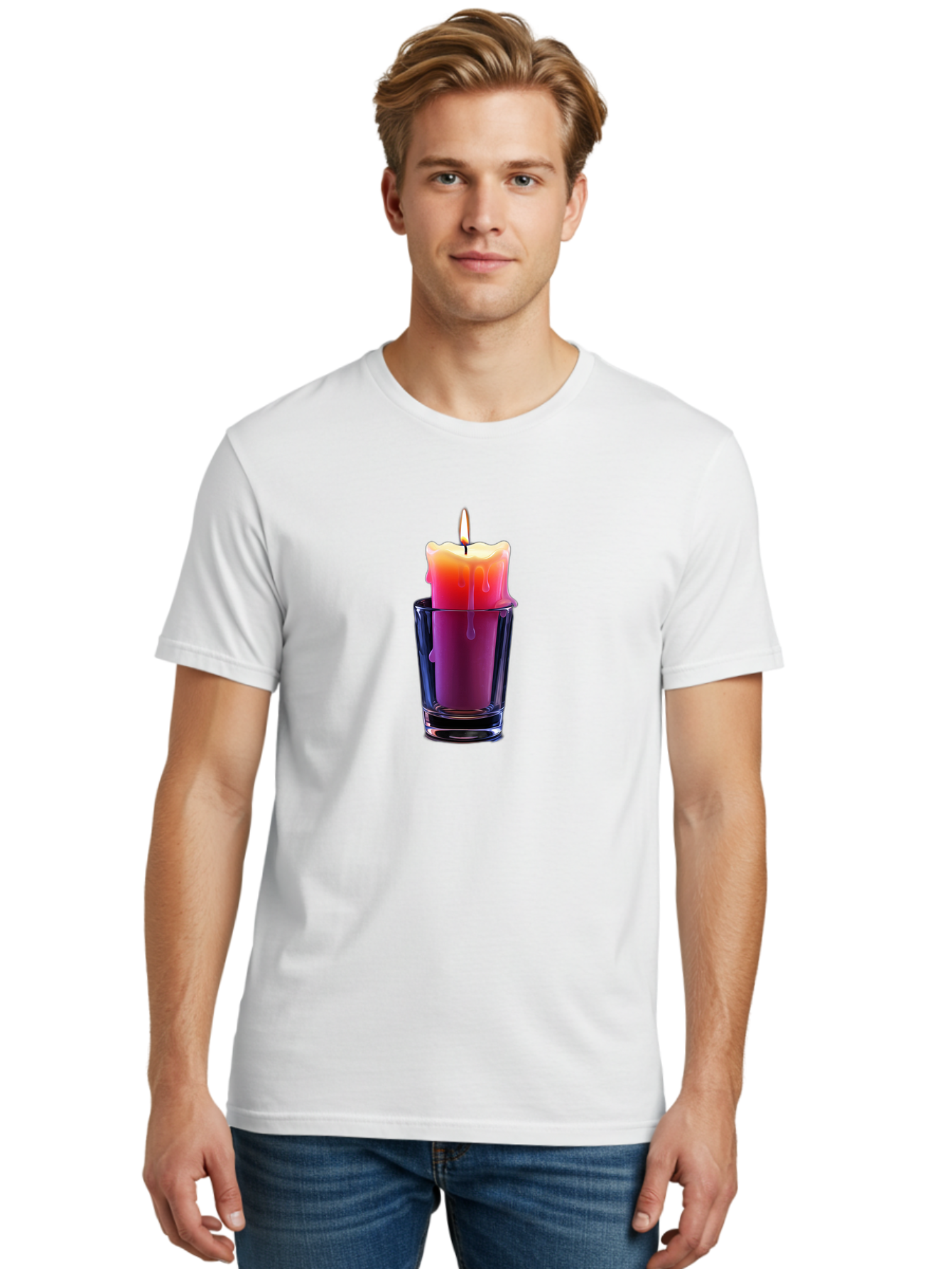 Candle-In-Glass-Holder Men'S Graphic Tee, 100% Cotton, Comfortable Casual Summer Wear, Machine Washable, Vintage Camera, Old Camera, Antique Camera, Black Camera, Classic Photography, Photography Equipment, Nostalgic Device, Film Camera, Bao180