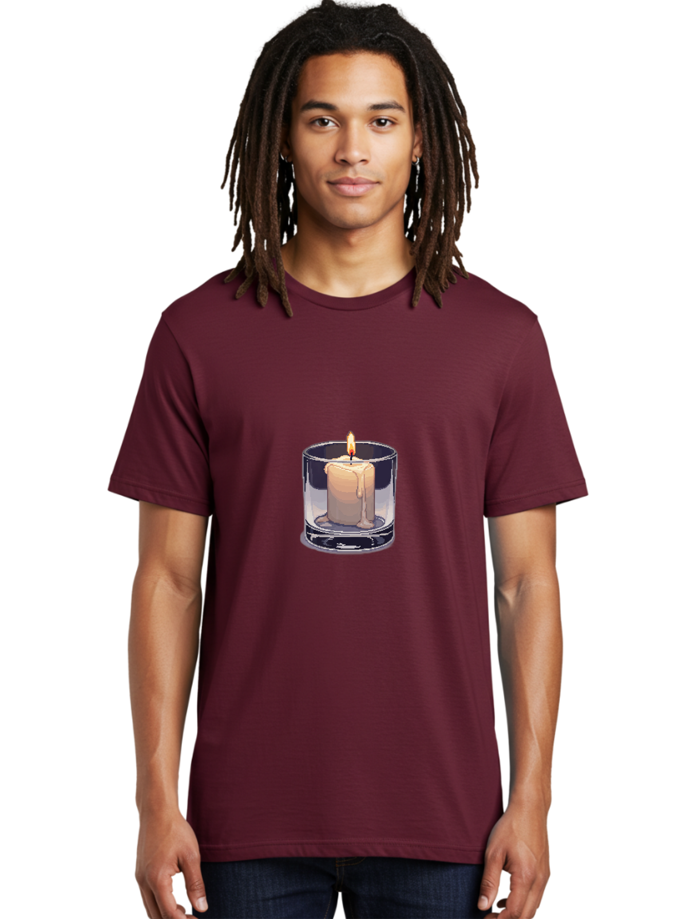 Candle-In-Holder Men'S Graphic Tee, 100% Cotton, Comfortable Casual Summer Wear, Machine Washable, Vintage Camera, Old Camera, Antique Camera, Black Camera, Classic Photography, Photography Equipment, Nostalgic Device, Film Camera, Camera Art Bao182
