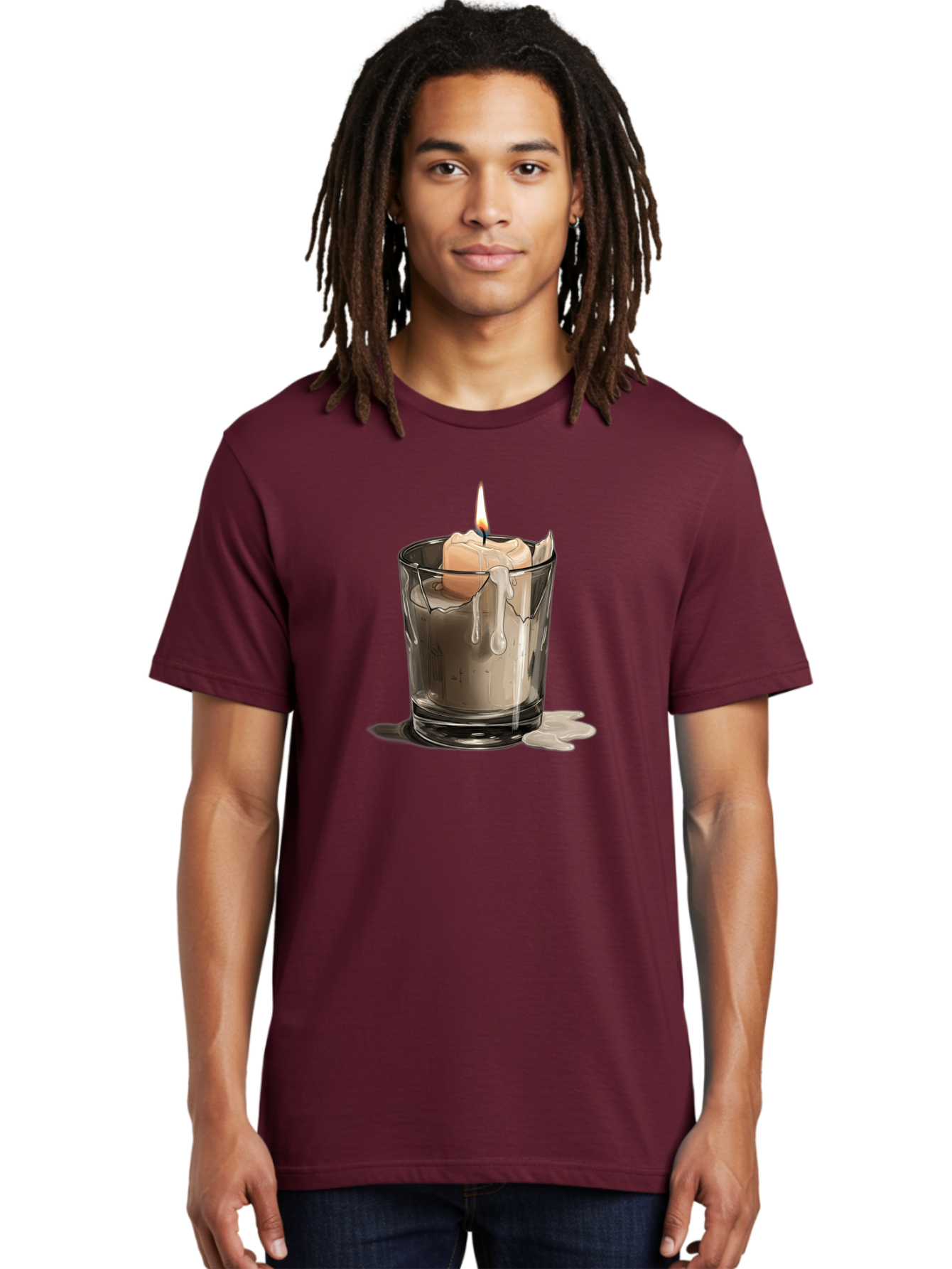 Candle-In-Tumbler Men'S Graphic Tee, 100% Cotton, Comfortable Casual Summer Wear, Machine Washable, Vintage Camera, Old Camera, Antique Camera, Black Camera, Classic Photography, Photography Equipment, Nostalgic Device, Film Camera, Camera Art Bao183