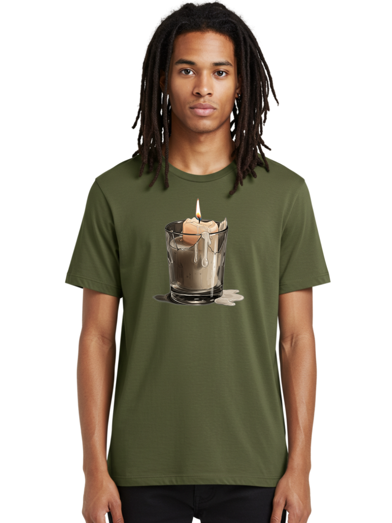 Candle-In-Tumbler Men'S Graphic Tee, 100% Cotton, Comfortable Casual Summer Wear, Machine Washable, Vintage Camera, Old Camera, Antique Camera, Black Camera, Classic Photography, Photography Equipment, Nostalgic Device, Film Camera, Camera Art Bao183