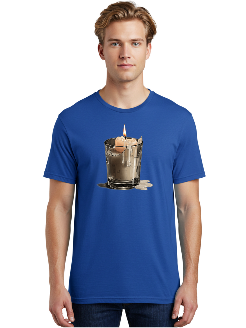 Candle-In-Tumbler Men'S Graphic Tee, 100% Cotton, Comfortable Casual Summer Wear, Machine Washable, Vintage Camera, Old Camera, Antique Camera, Black Camera, Classic Photography, Photography Equipment, Nostalgic Device, Film Camera, Camera Art Bao183