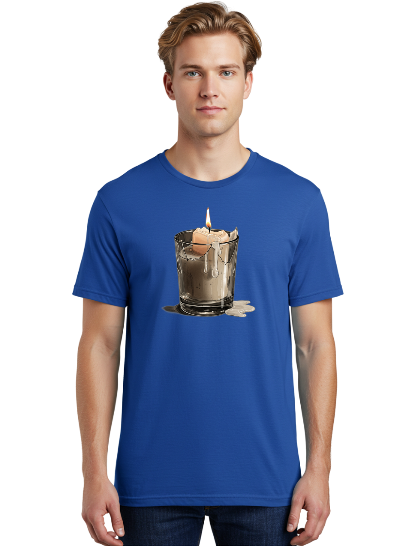 Candle-In-Tumbler Men'S Graphic Tee, 100% Cotton, Comfortable Casual Summer Wear, Machine Washable, Vintage Camera, Old Camera, Antique Camera, Black Camera, Classic Photography, Photography Equipment, Nostalgic Device, Film Camera, Camera Art Bao183