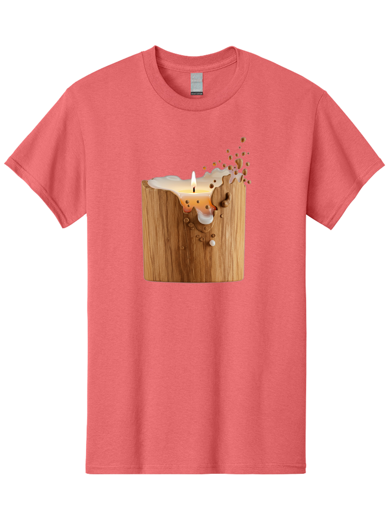 Candle-In-Wood Men'S Graphic Tee, 100% Cotton, Comfortable Casual Summer Wear, Machine Washable, Vintage Camera, Old Camera, Antique Camera, Black Camera, Classic Photography, Photography Equipment, Nostalgic Device, Film Camera, Camera Art Bao184