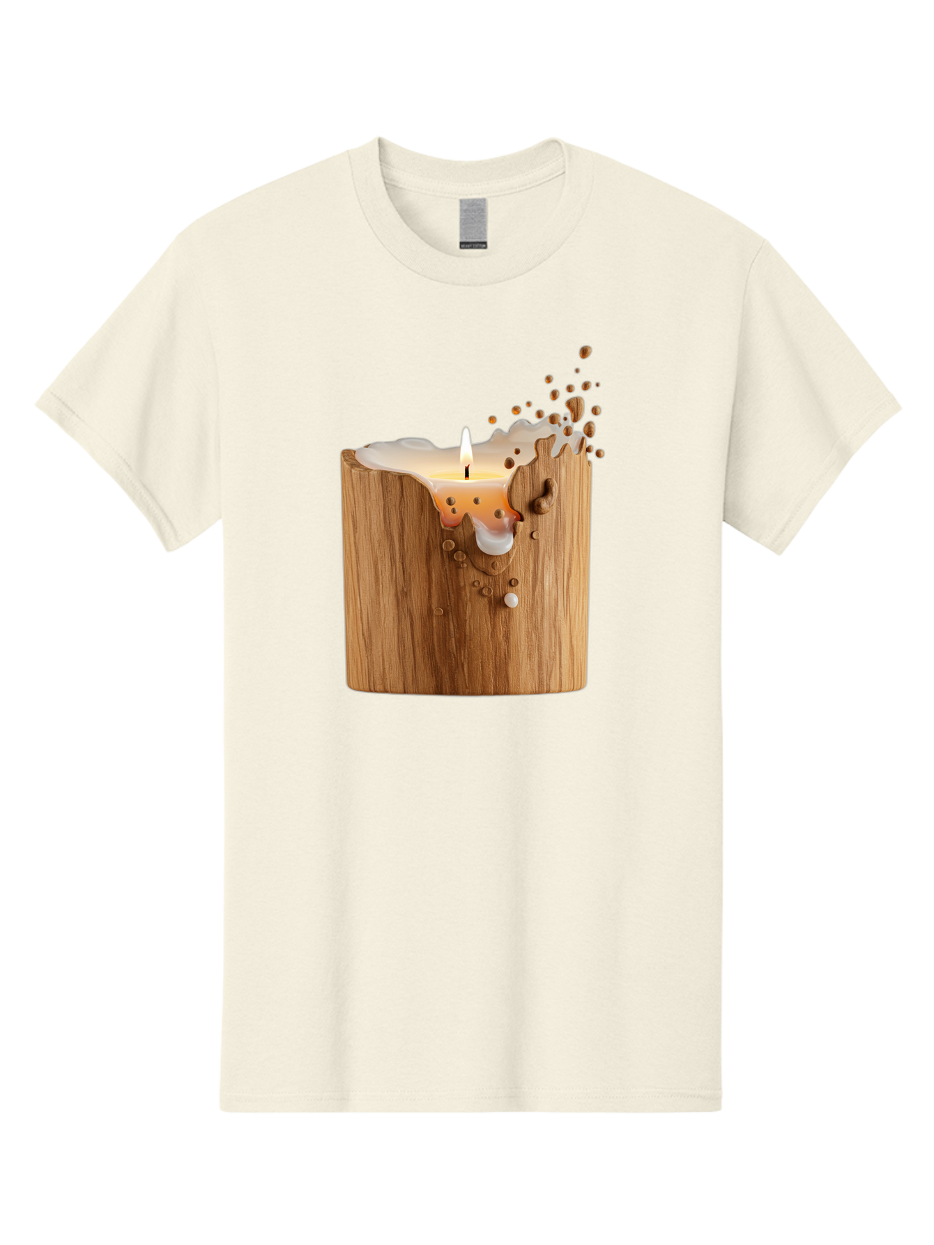 Candle-In-Wood Men'S Graphic Tee, 100% Cotton, Comfortable Casual Summer Wear, Machine Washable, Vintage Camera, Old Camera, Antique Camera, Black Camera, Classic Photography, Photography Equipment, Nostalgic Device, Film Camera, Camera Art Bao184