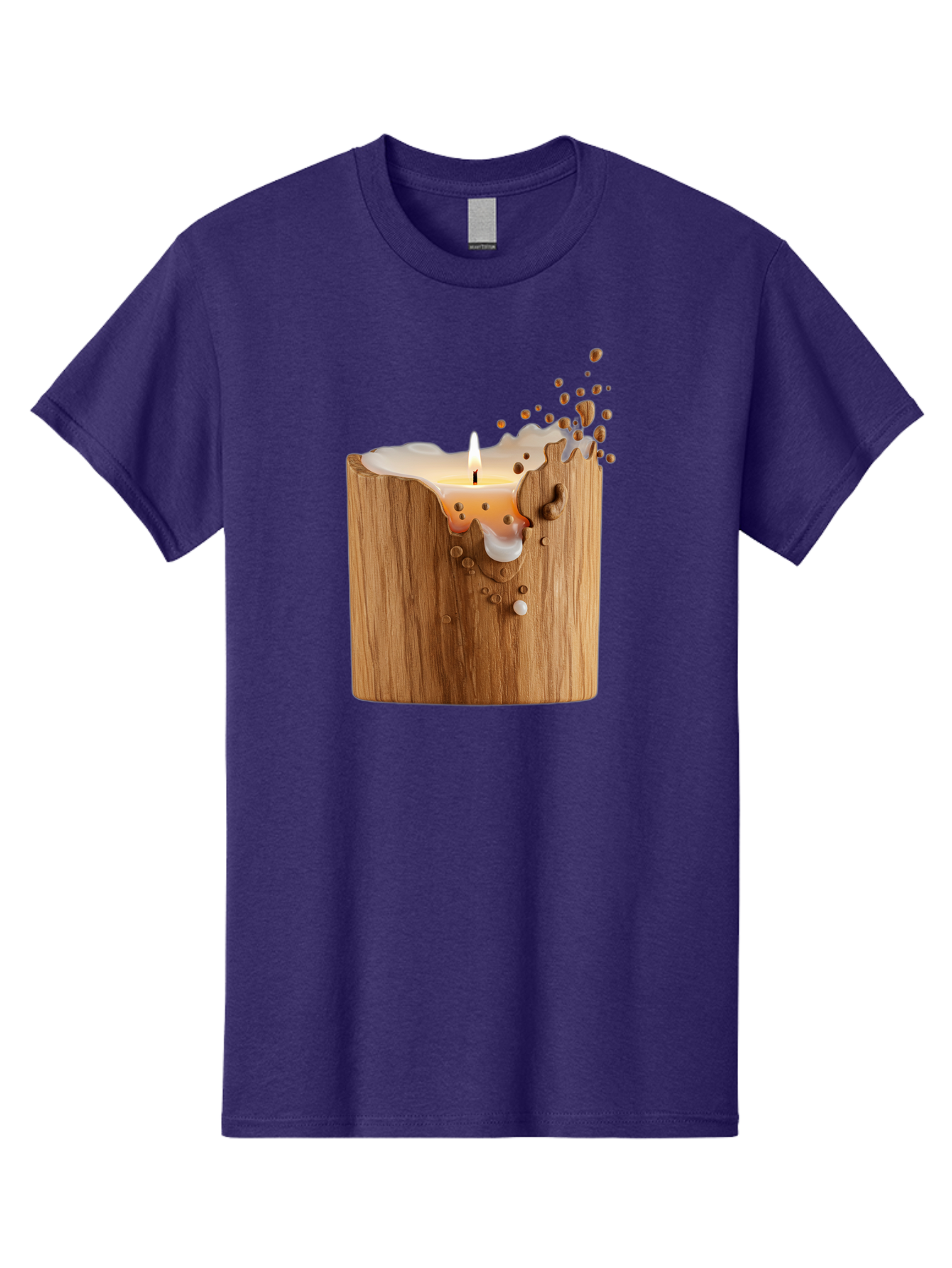 Candle-In-Wood Men'S Graphic Tee, 100% Cotton, Comfortable Casual Summer Wear, Machine Washable, Vintage Camera, Old Camera, Antique Camera, Black Camera, Classic Photography, Photography Equipment, Nostalgic Device, Film Camera, Camera Art Bao184