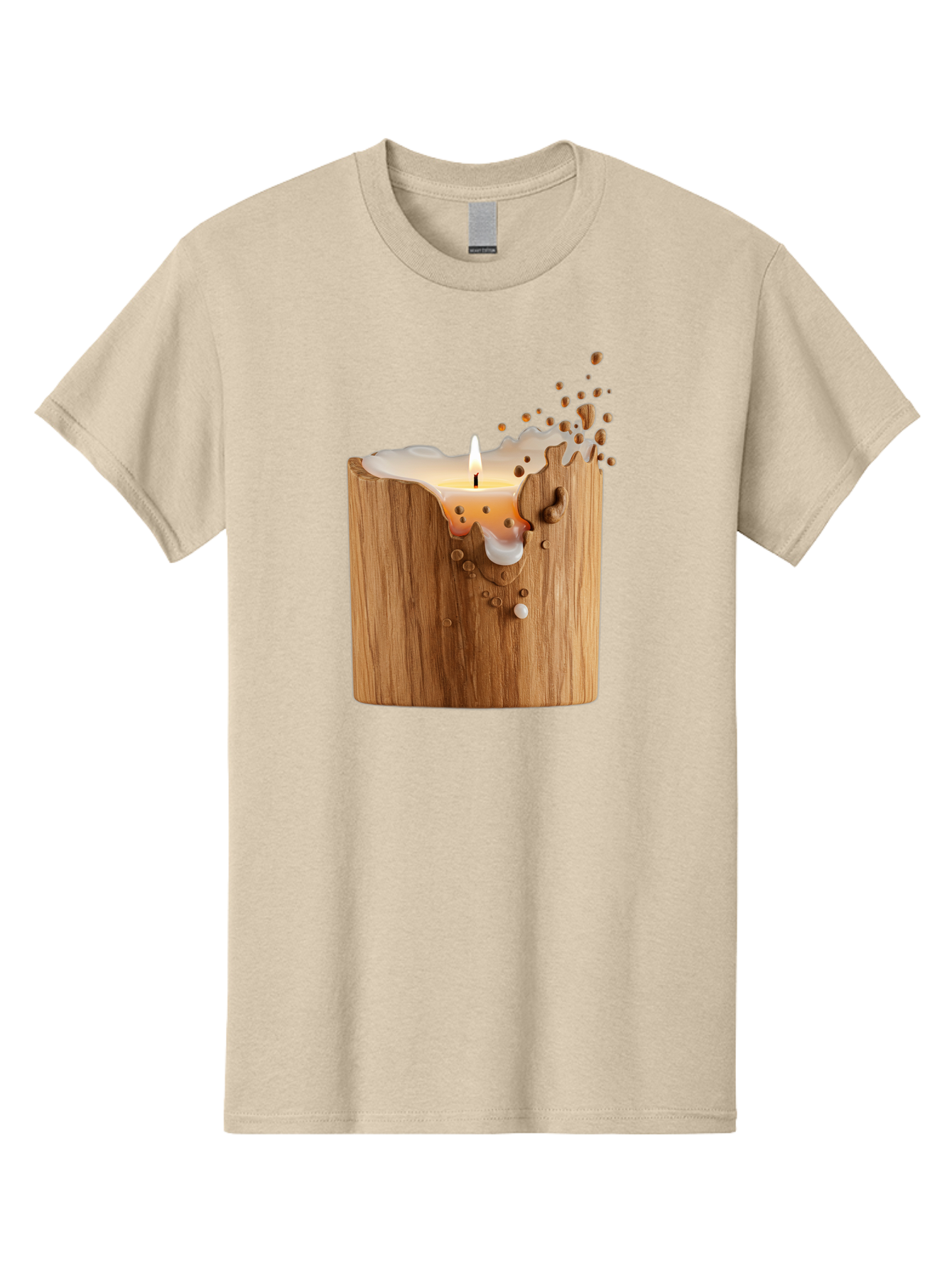 Candle-In-Wood Men'S Graphic Tee, 100% Cotton, Comfortable Casual Summer Wear, Machine Washable, Vintage Camera, Old Camera, Antique Camera, Black Camera, Classic Photography, Photography Equipment, Nostalgic Device, Film Camera, Camera Art Bao184