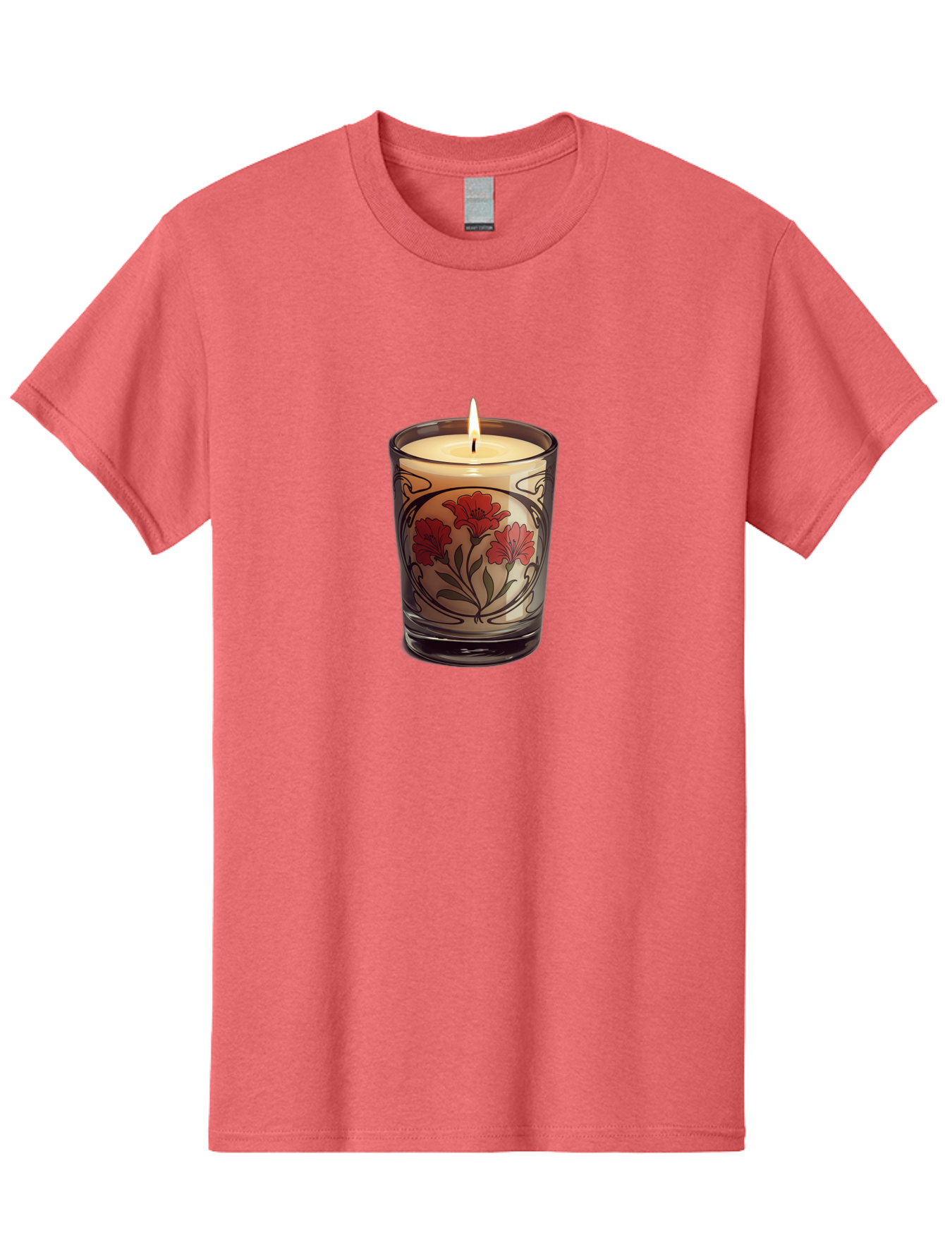 Candle-With-Red-Flowers Men'S Graphic Tee, 100% Cotton, Comfortable Casual Summer Wear, Machine Washable, Vintage Camera, Old Camera, Antique Camera, Black Camera, Classic Photography, Photography Equipment, Nostalgic Device, Film Camera, Bao185