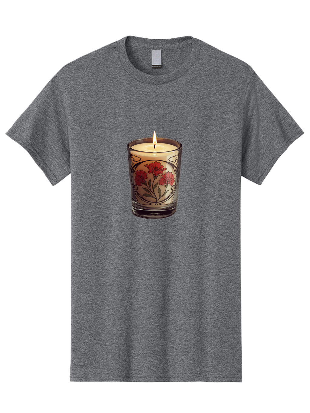 Candle-With-Red-Flowers Men'S Graphic Tee, 100% Cotton, Comfortable Casual Summer Wear, Machine Washable, Vintage Camera, Old Camera, Antique Camera, Black Camera, Classic Photography, Photography Equipment, Nostalgic Device, Film Camera, Bao185