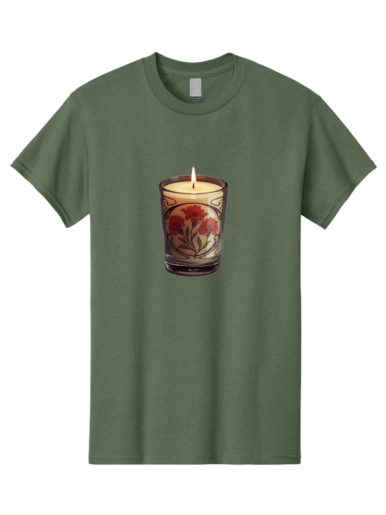 Candle-With-Red-Flowers Men'S Graphic Tee, 100% Cotton, Comfortable Casual Summer Wear, Machine Washable, Vintage Camera, Old Camera, Antique Camera, Black Camera, Classic Photography, Photography Equipment, Nostalgic Device, Film Camera, Bao185