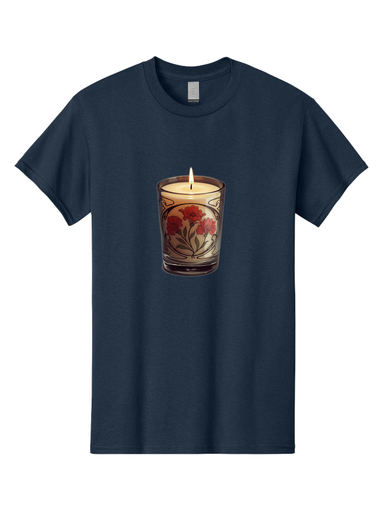 Candle-With-Red-Flowers Men'S Graphic Tee, 100% Cotton, Comfortable Casual Summer Wear, Machine Washable, Vintage Camera, Old Camera, Antique Camera, Black Camera, Classic Photography, Photography Equipment, Nostalgic Device, Film Camera, Bao185