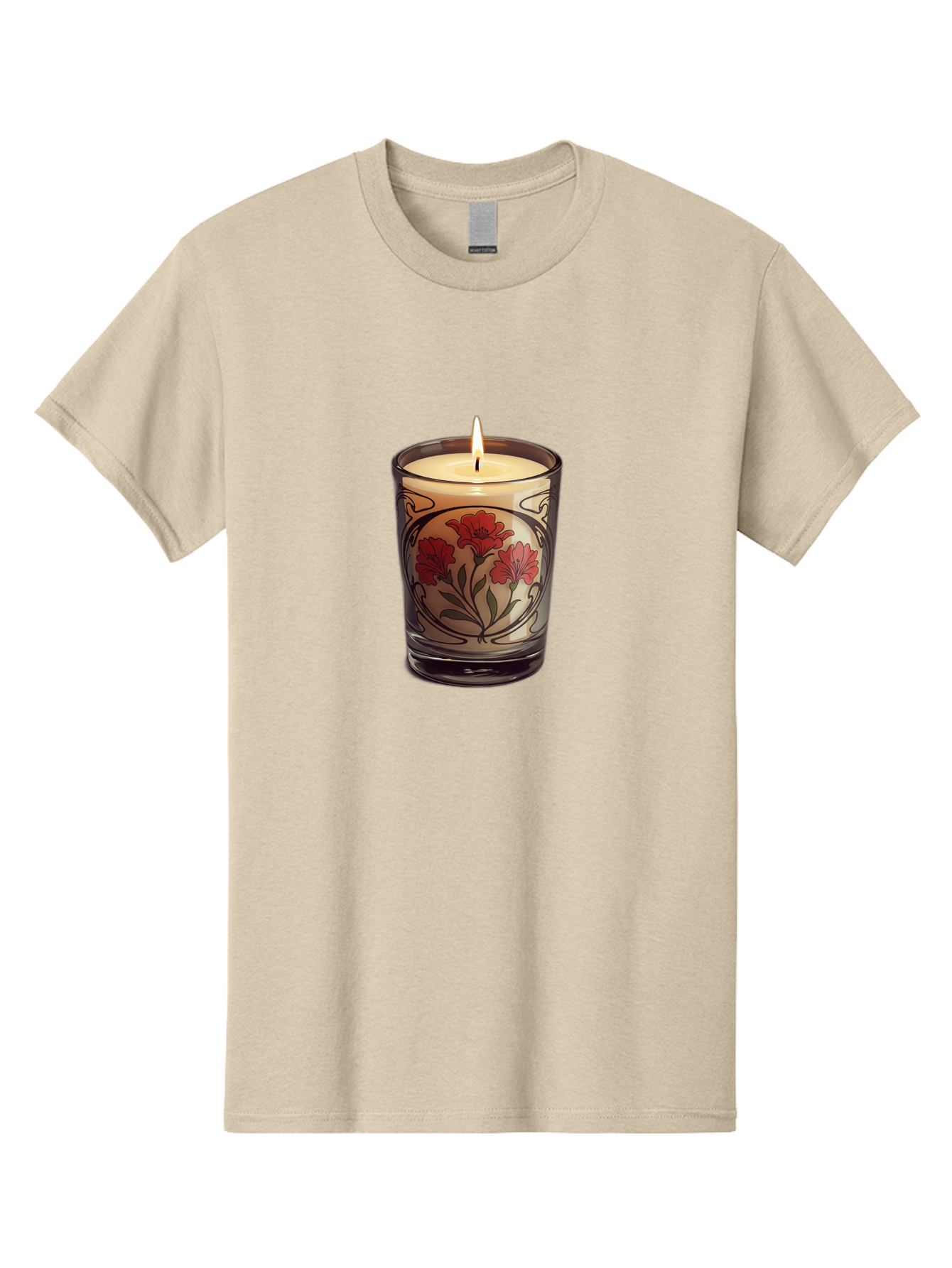 Candle-With-Red-Flowers Men'S Graphic Tee, 100% Cotton, Comfortable Casual Summer Wear, Machine Washable, Vintage Camera, Old Camera, Antique Camera, Black Camera, Classic Photography, Photography Equipment, Nostalgic Device, Film Camera, Bao185