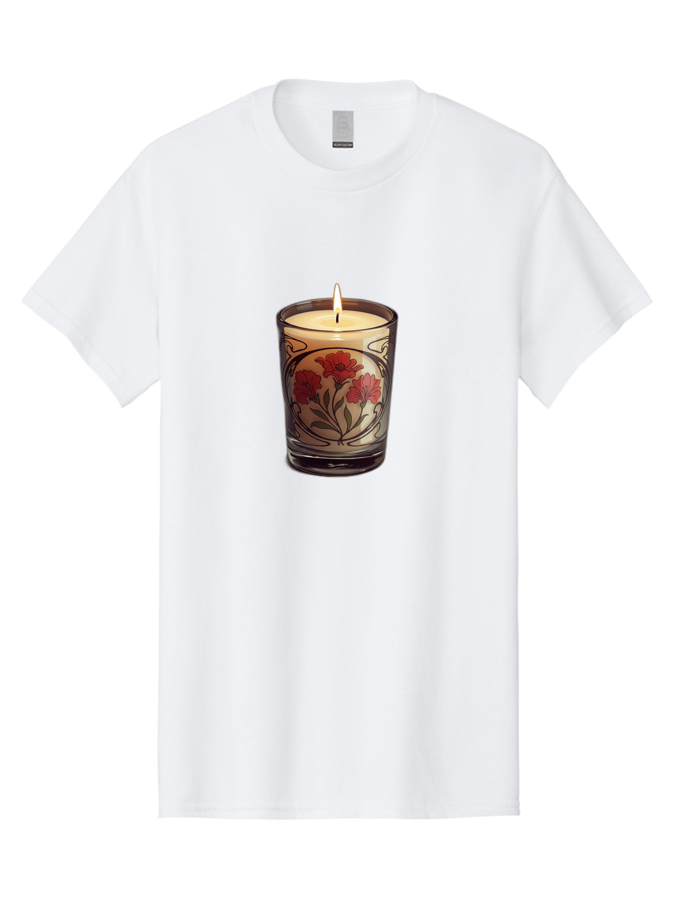 Candle-With-Red-Flowers Men'S Graphic Tee, 100% Cotton, Comfortable Casual Summer Wear, Machine Washable, Vintage Camera, Old Camera, Antique Camera, Black Camera, Classic Photography, Photography Equipment, Nostalgic Device, Film Camera, Bao185