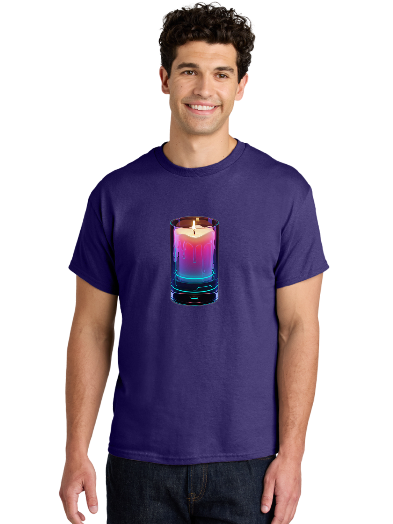 Candle Men'S Graphic Tee, 100% Cotton, Comfortable Casual Summer Wear, Machine Washable, Vintage Camera, Old Camera, Antique Camera, Black Camera, Classic Photography, Photography Equipment, Nostalgic Device, Film Camera, Camera Art Bao186