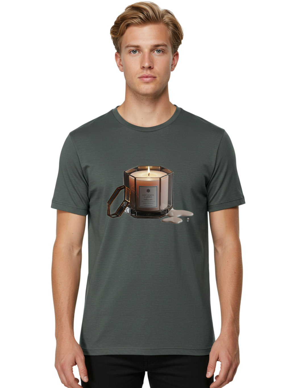 Candles Men'S Graphic Tee, 100% Cotton, Comfortable Casual Summer Wear, Machine Washable, Vintage Camera, Old Camera, Antique Camera, Black Camera, Classic Photography, Photography Equipment, Nostalgic Device, Film Camera, Camera Art Bao187