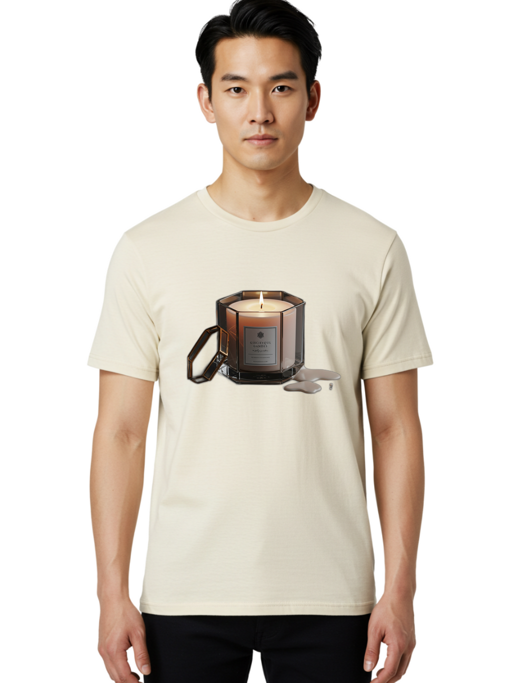 Candles Men'S Graphic Tee, 100% Cotton, Comfortable Casual Summer Wear, Machine Washable, Vintage Camera, Old Camera, Antique Camera, Black Camera, Classic Photography, Photography Equipment, Nostalgic Device, Film Camera, Camera Art Bao187