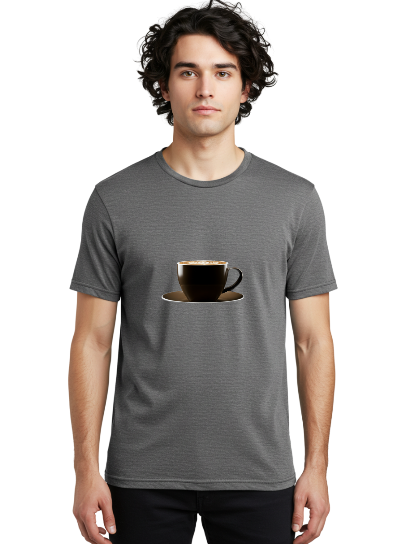 Cappuccino Men'S Graphic Tee, 100% Cotton, Comfortable Casual Summer Wear, Machine Washable, Vintage Camera, Old Camera, Antique Camera, Black Camera, Classic Photography, Photography Equipment, Nostalgic Device, Film Camera, Camera Art Bao188