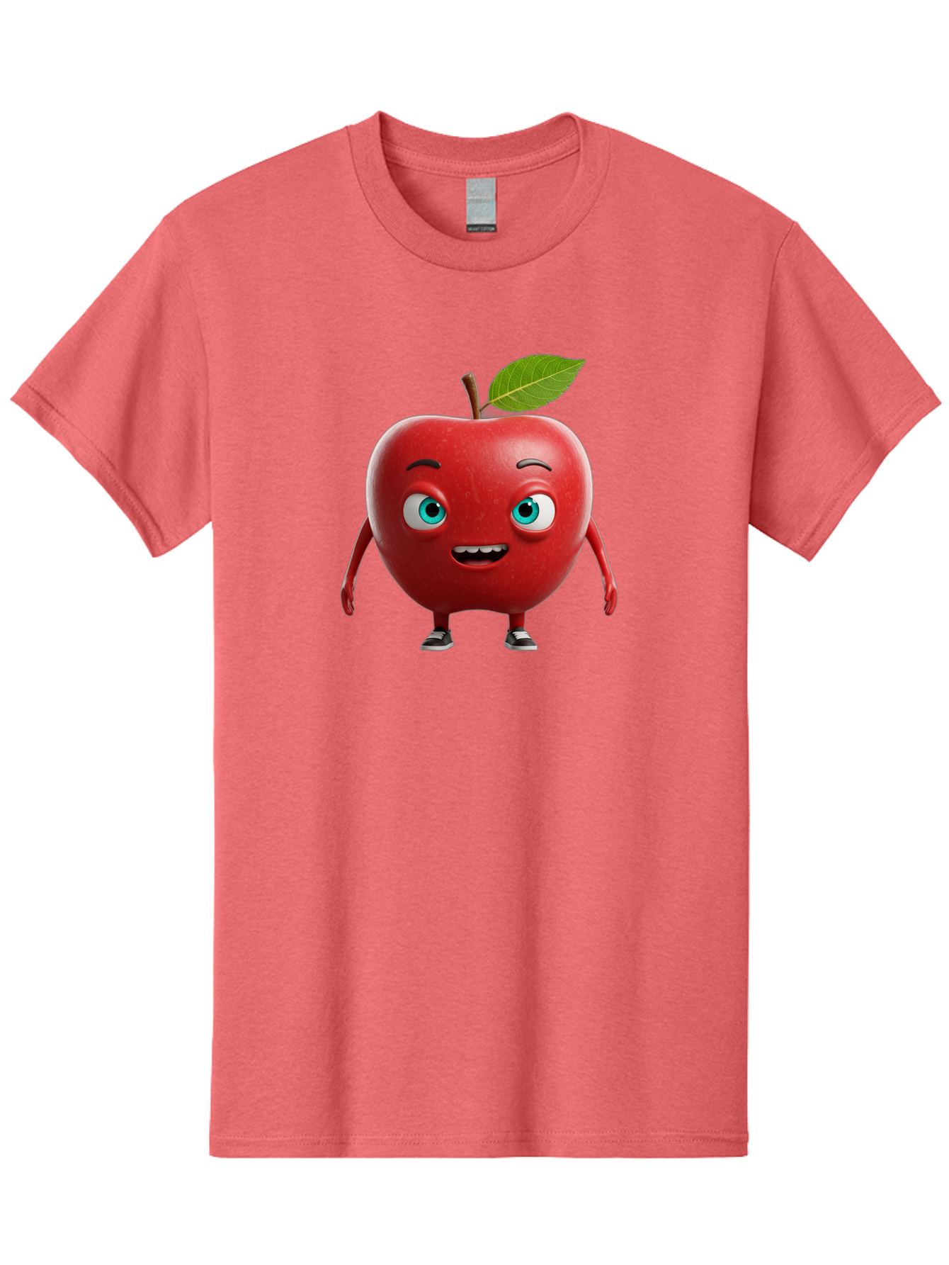 Cartoon-Apple-Character Men'S Graphic Tee, 100% Cotton, Comfortable Casual Summer Wear, Machine Washable, Vintage Camera, Old Camera, Antique Camera, Black Camera, Classic Photography, Photography Equipment, Nostalgic Device, Film Camera, Bao189