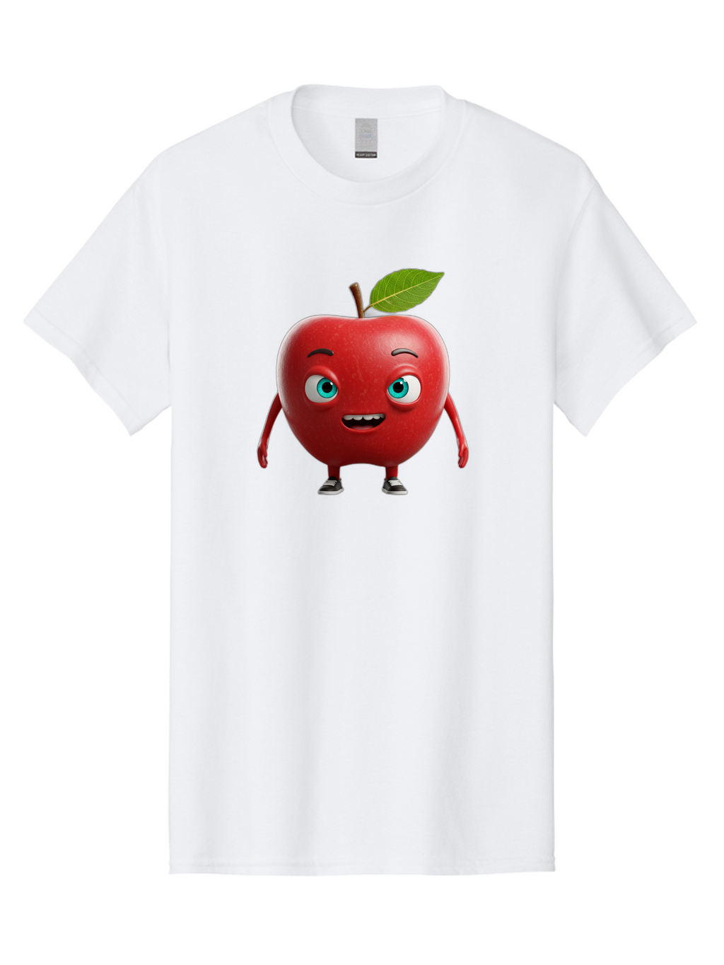 Cartoon-Apple-Character Men'S Graphic Tee, 100% Cotton, Comfortable Casual Summer Wear, Machine Washable, Vintage Camera, Old Camera, Antique Camera, Black Camera, Classic Photography, Photography Equipment, Nostalgic Device, Film Camera, Bao189