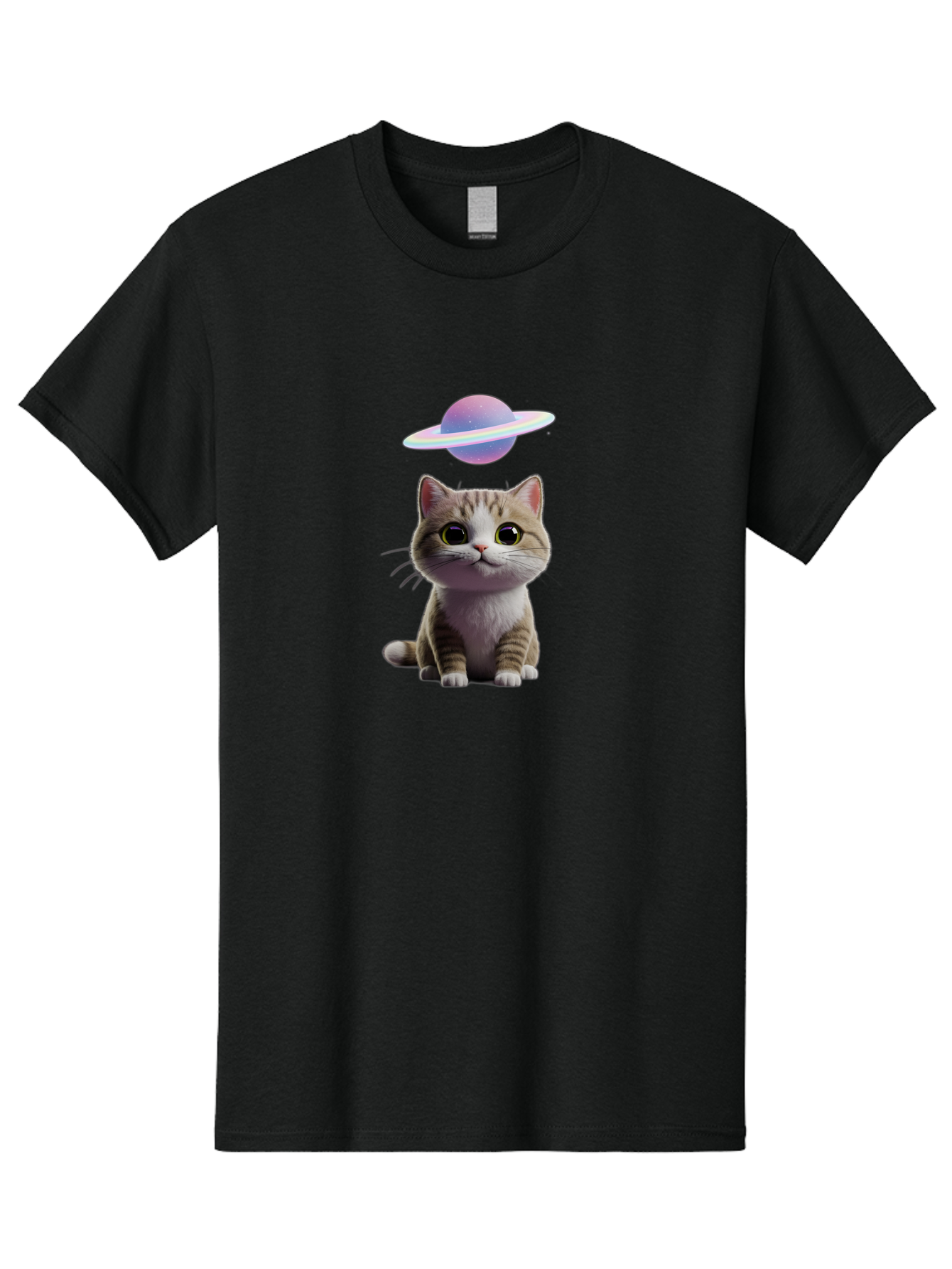 Cat-And-Saturn Men'S Graphic Tee, 100% Cotton, Comfortable Casual Summer Wear, Machine Washable, Vintage Camera, Old Camera, Antique Camera, Black Camera, Classic Photography, Photography Equipment, Nostalgic Device, Film Camera, Camera Art Bao193