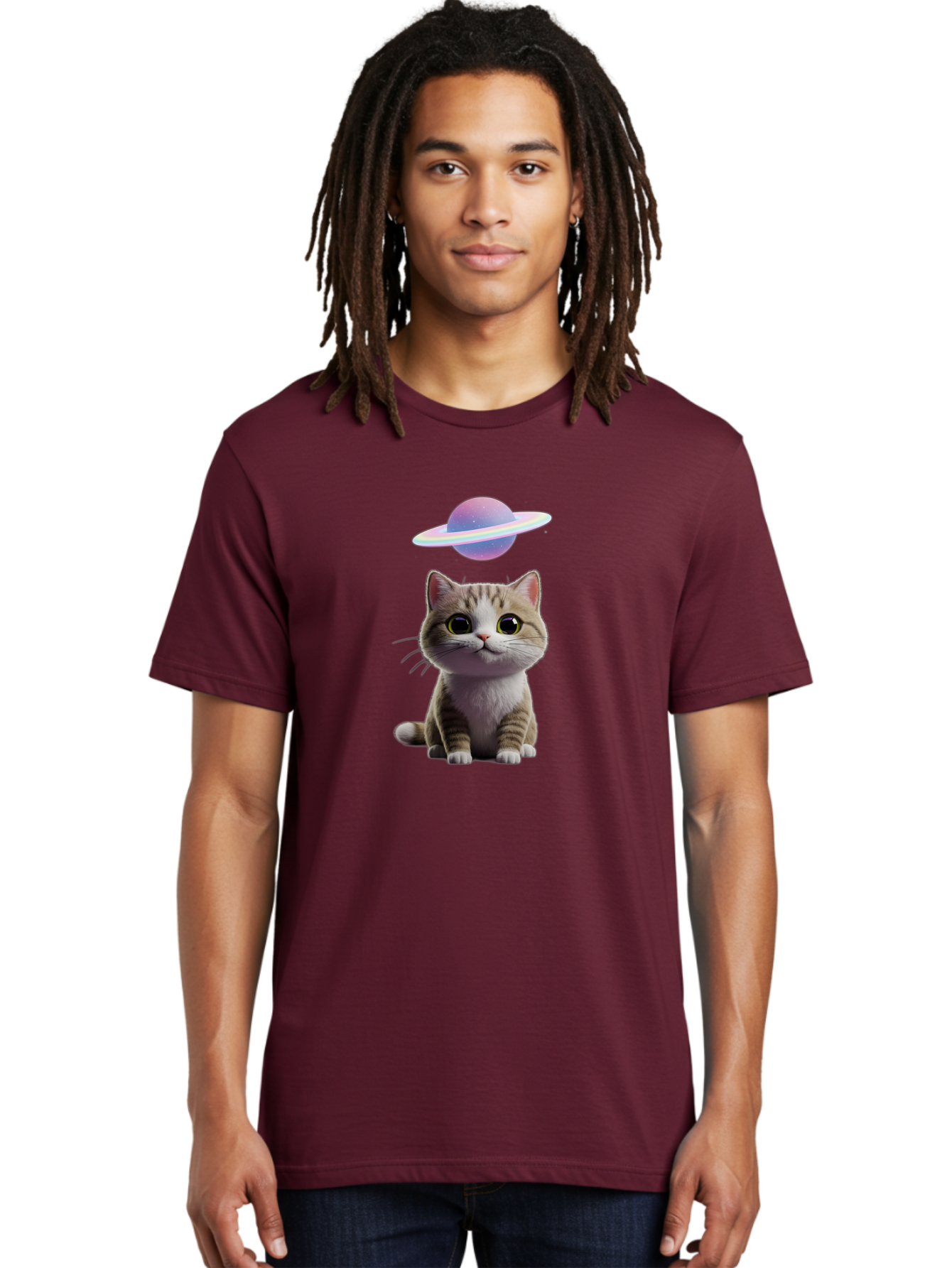 Cat-And-Saturn Men'S Graphic Tee, 100% Cotton, Comfortable Casual Summer Wear, Machine Washable, Vintage Camera, Old Camera, Antique Camera, Black Camera, Classic Photography, Photography Equipment, Nostalgic Device, Film Camera, Camera Art Bao193