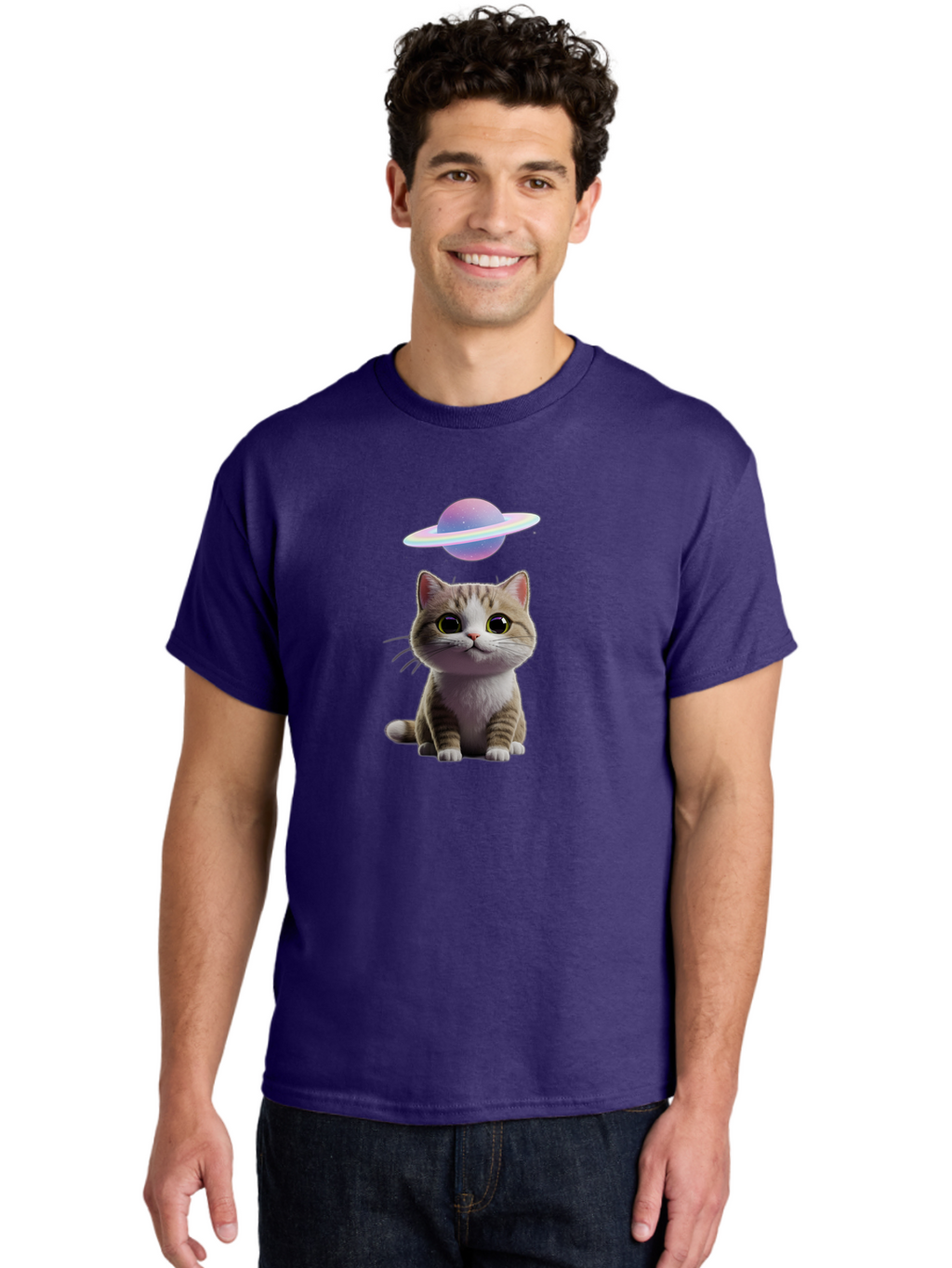 Cat-And-Saturn Men'S Graphic Tee, 100% Cotton, Comfortable Casual Summer Wear, Machine Washable, Vintage Camera, Old Camera, Antique Camera, Black Camera, Classic Photography, Photography Equipment, Nostalgic Device, Film Camera, Camera Art Bao193