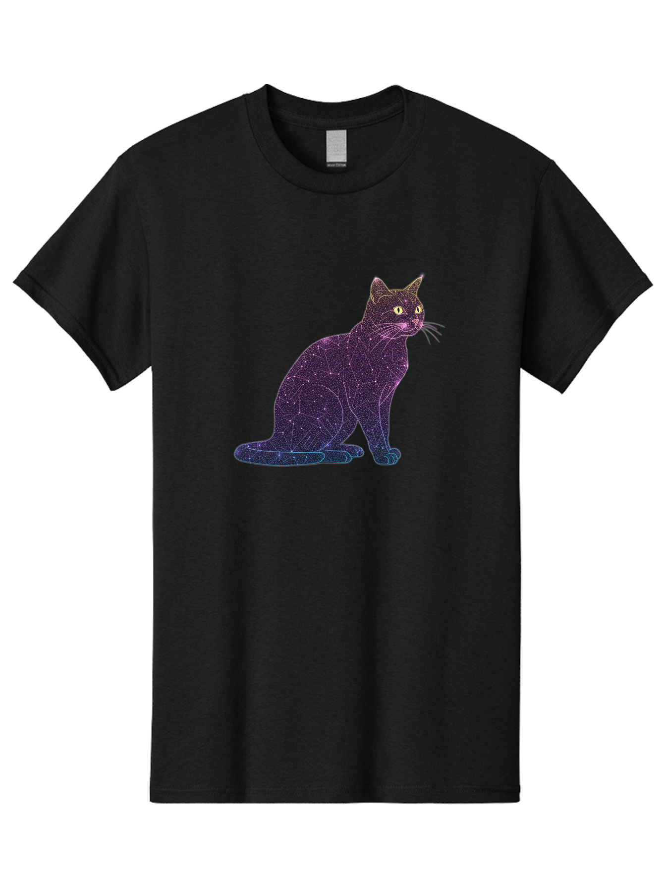 Cat-Constellation Men'S Graphic Tee, 100% Cotton, Comfortable Casual Summer Wear, Machine Washable, Vintage Camera, Old Camera, Antique Camera, Black Camera, Classic Photography, Photography Equipment, Nostalgic Device, Film Camera, Camera Art Bao195