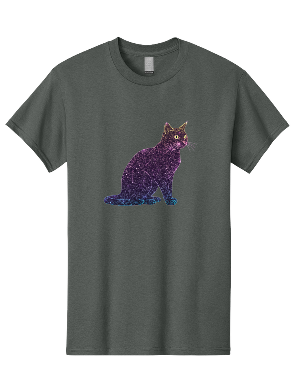 Cat-Constellation Men'S Graphic Tee, 100% Cotton, Comfortable Casual Summer Wear, Machine Washable, Vintage Camera, Old Camera, Antique Camera, Black Camera, Classic Photography, Photography Equipment, Nostalgic Device, Film Camera, Camera Art Bao195