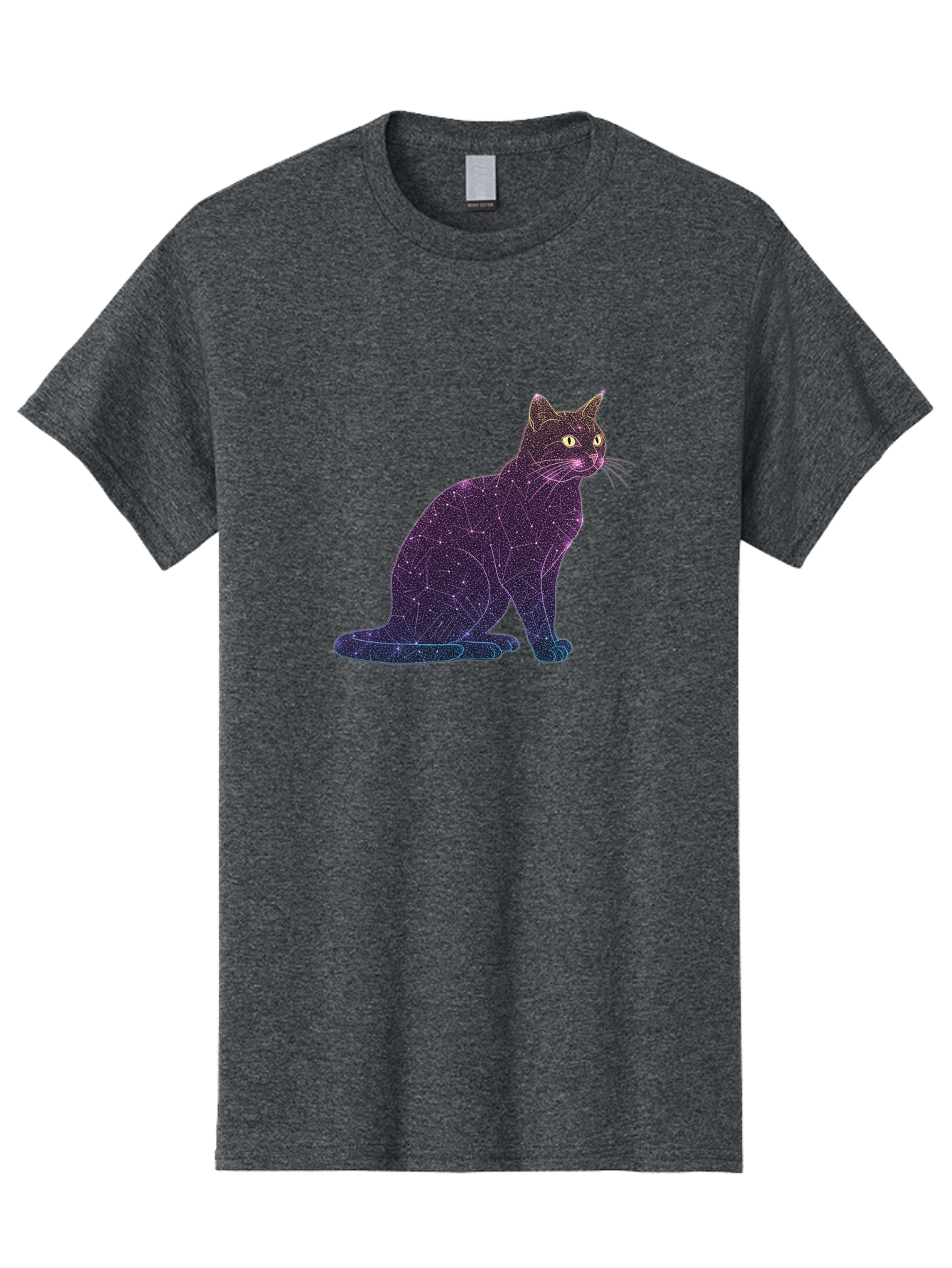 Cat-Constellation Men'S Graphic Tee, 100% Cotton, Comfortable Casual Summer Wear, Machine Washable, Vintage Camera, Old Camera, Antique Camera, Black Camera, Classic Photography, Photography Equipment, Nostalgic Device, Film Camera, Camera Art Bao195