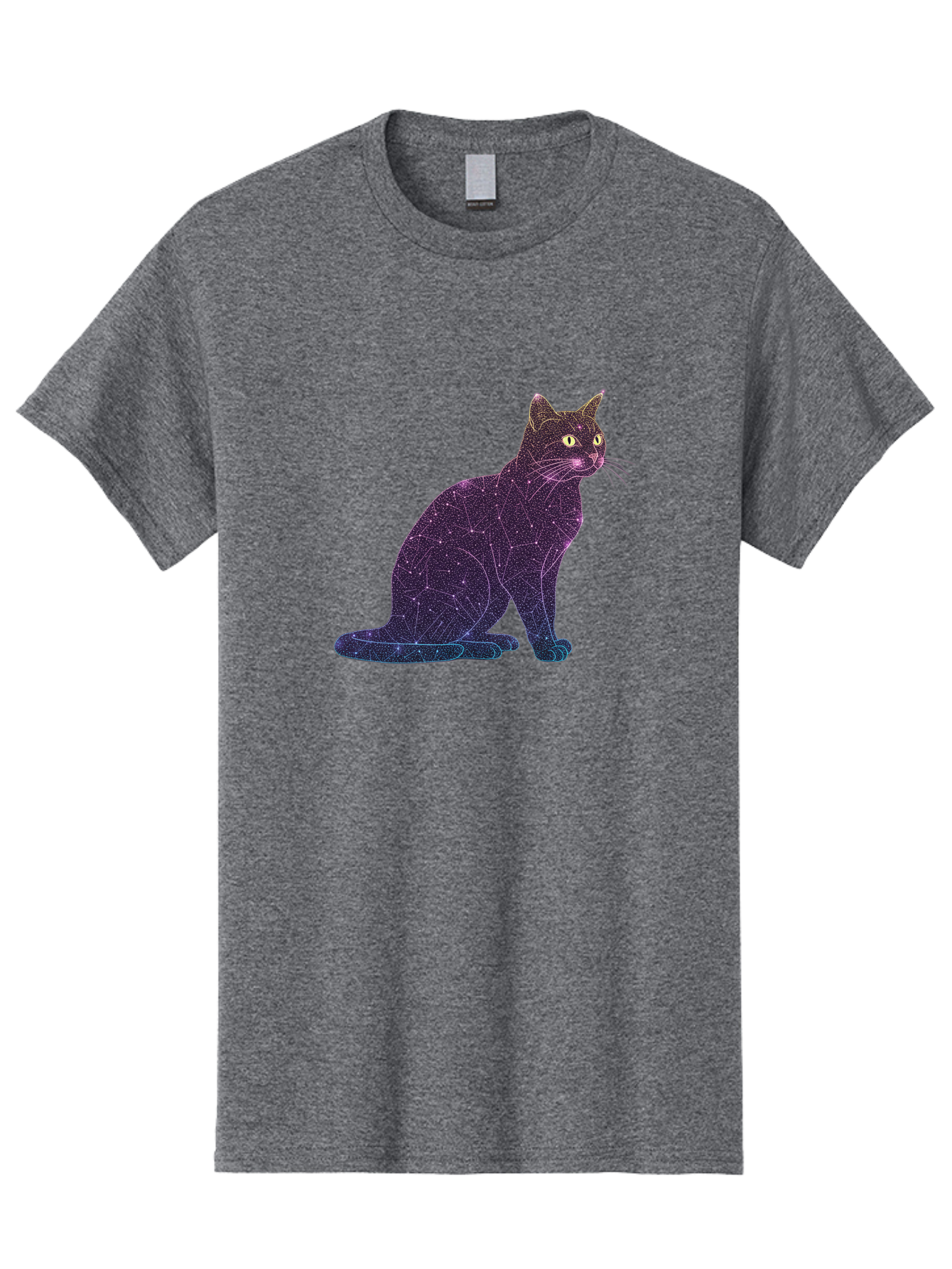 Cat-Constellation Men'S Graphic Tee, 100% Cotton, Comfortable Casual Summer Wear, Machine Washable, Vintage Camera, Old Camera, Antique Camera, Black Camera, Classic Photography, Photography Equipment, Nostalgic Device, Film Camera, Camera Art Bao195