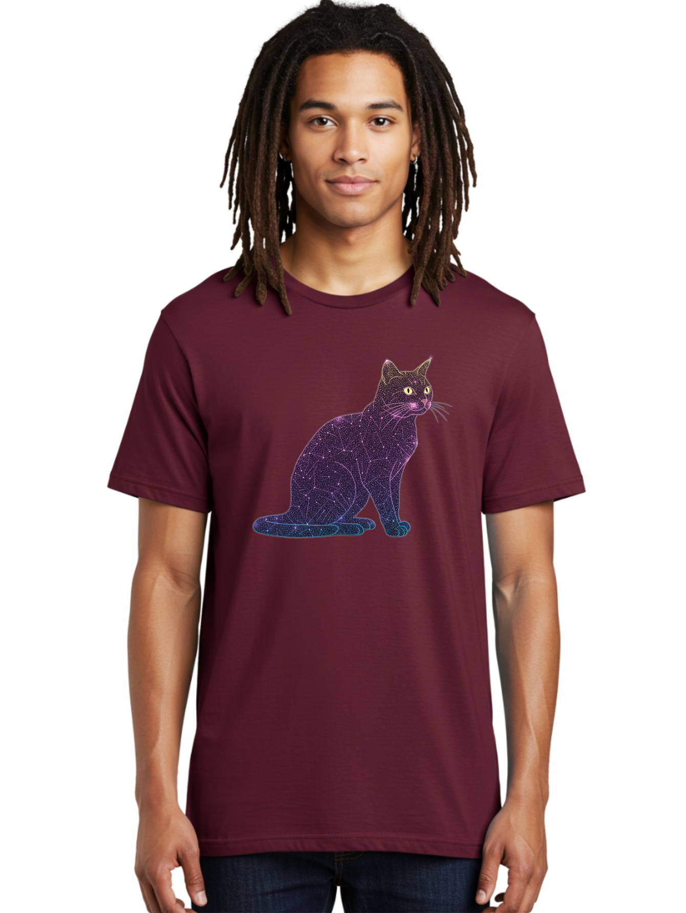 Cat-Constellation Men'S Graphic Tee, 100% Cotton, Comfortable Casual Summer Wear, Machine Washable, Vintage Camera, Old Camera, Antique Camera, Black Camera, Classic Photography, Photography Equipment, Nostalgic Device, Film Camera, Camera Art Bao195