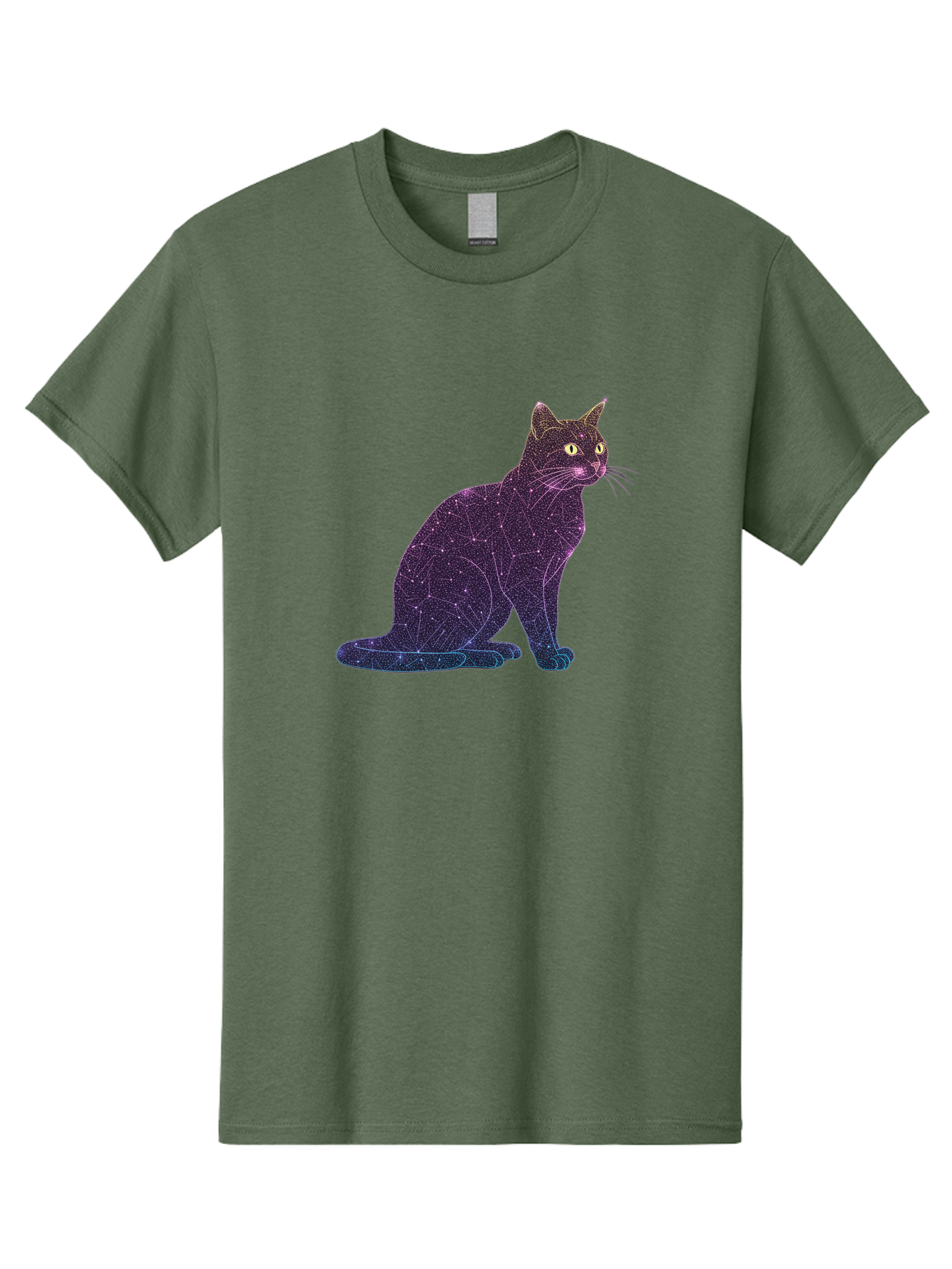 Cat-Constellation Men'S Graphic Tee, 100% Cotton, Comfortable Casual Summer Wear, Machine Washable, Vintage Camera, Old Camera, Antique Camera, Black Camera, Classic Photography, Photography Equipment, Nostalgic Device, Film Camera, Camera Art Bao195