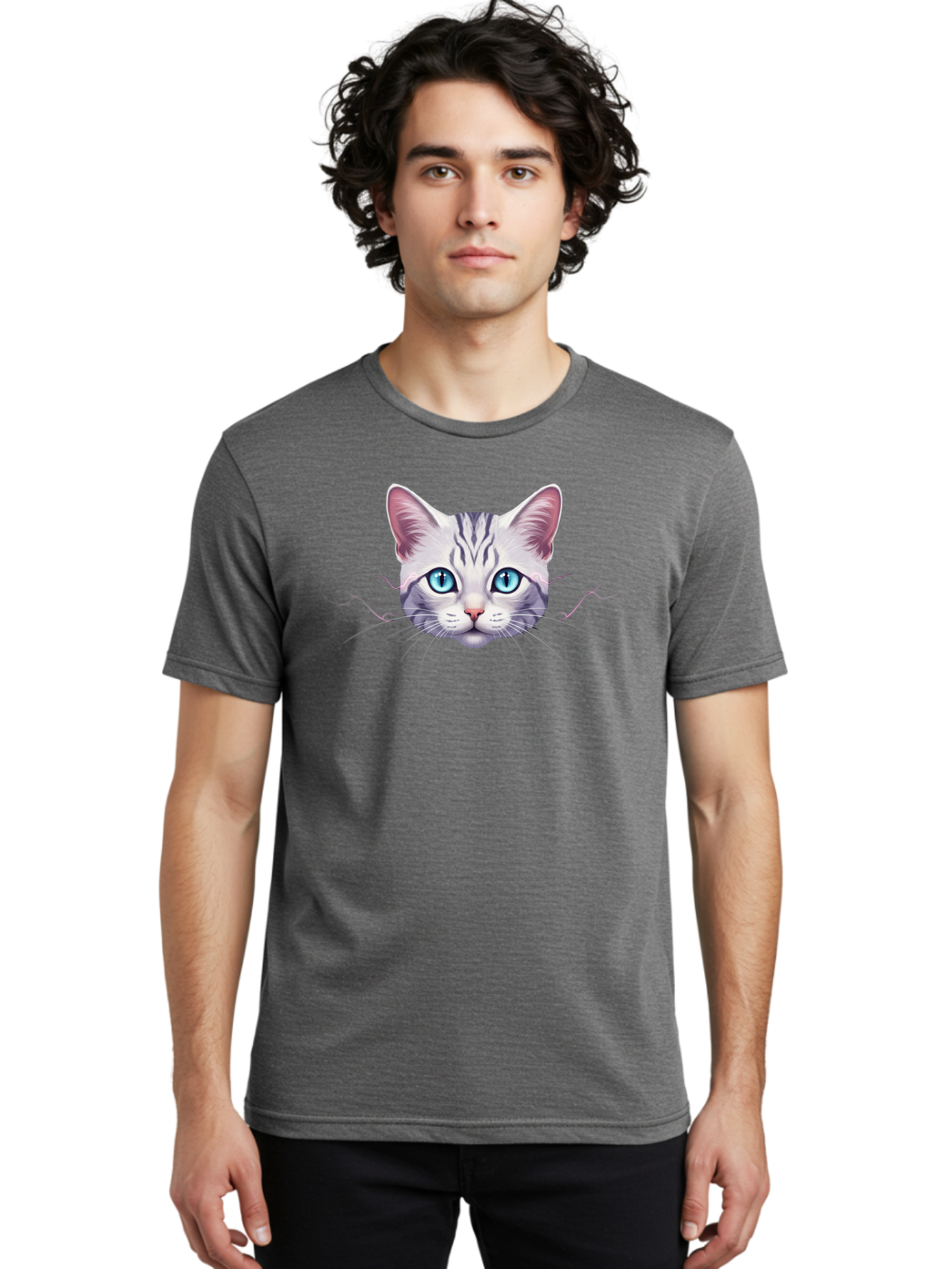 Cat-Face Men'S Graphic Tee, 100% Cotton, Comfortable Casual Summer Wear, Machine Washable, Vintage Camera, Old Camera, Antique Camera, Black Camera, Classic Photography, Photography Equipment, Nostalgic Device, Film Camera, Camera Art Bao196