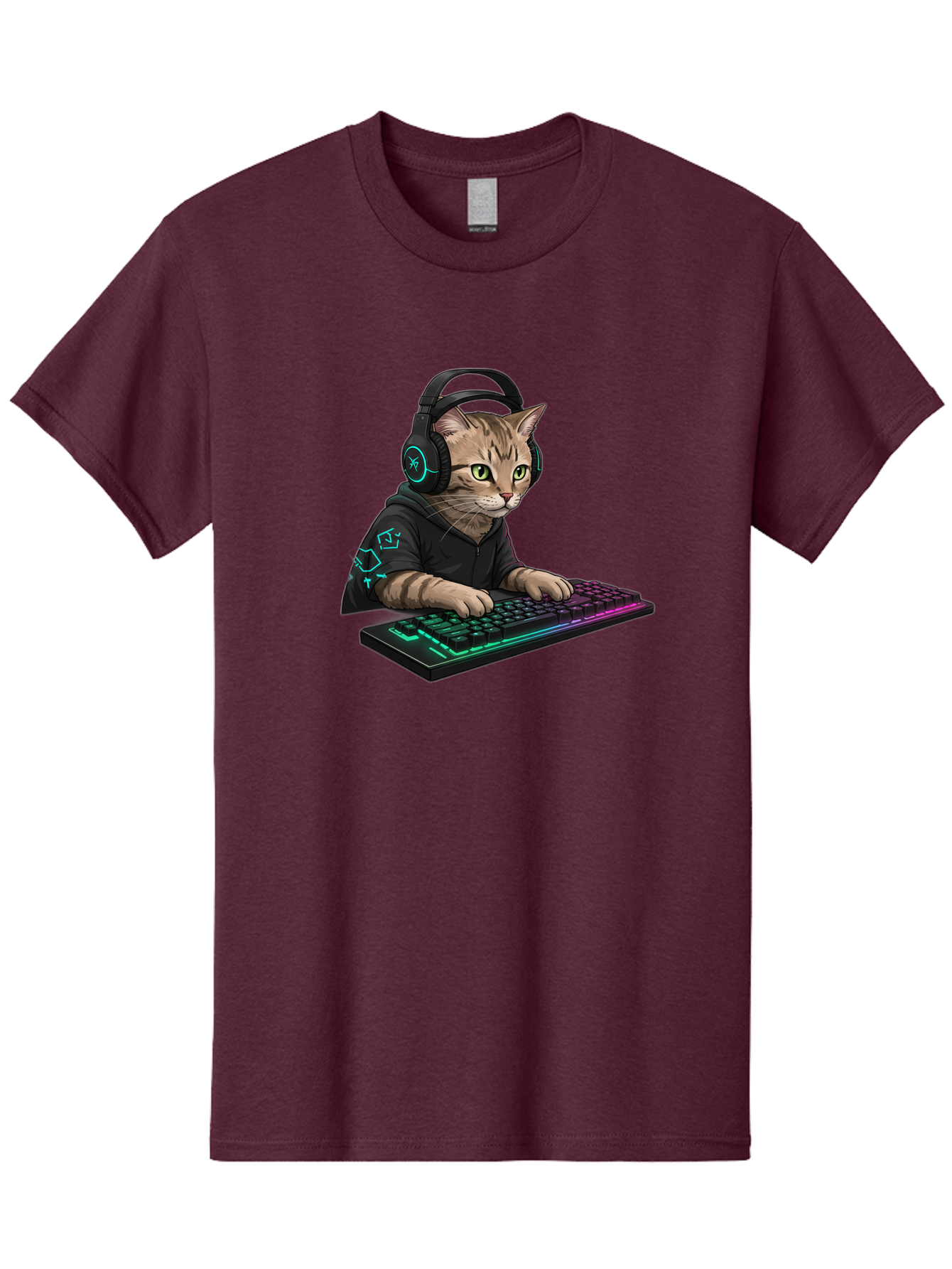 Cat-Gamer Men'S Graphic Tee, 100% Cotton, Comfortable Casual Summer Wear, Machine Washable, Vintage Camera, Old Camera, Antique Camera, Black Camera, Classic Photography, Photography Equipment, Nostalgic Device, Film Camera, Camera Art Bao197