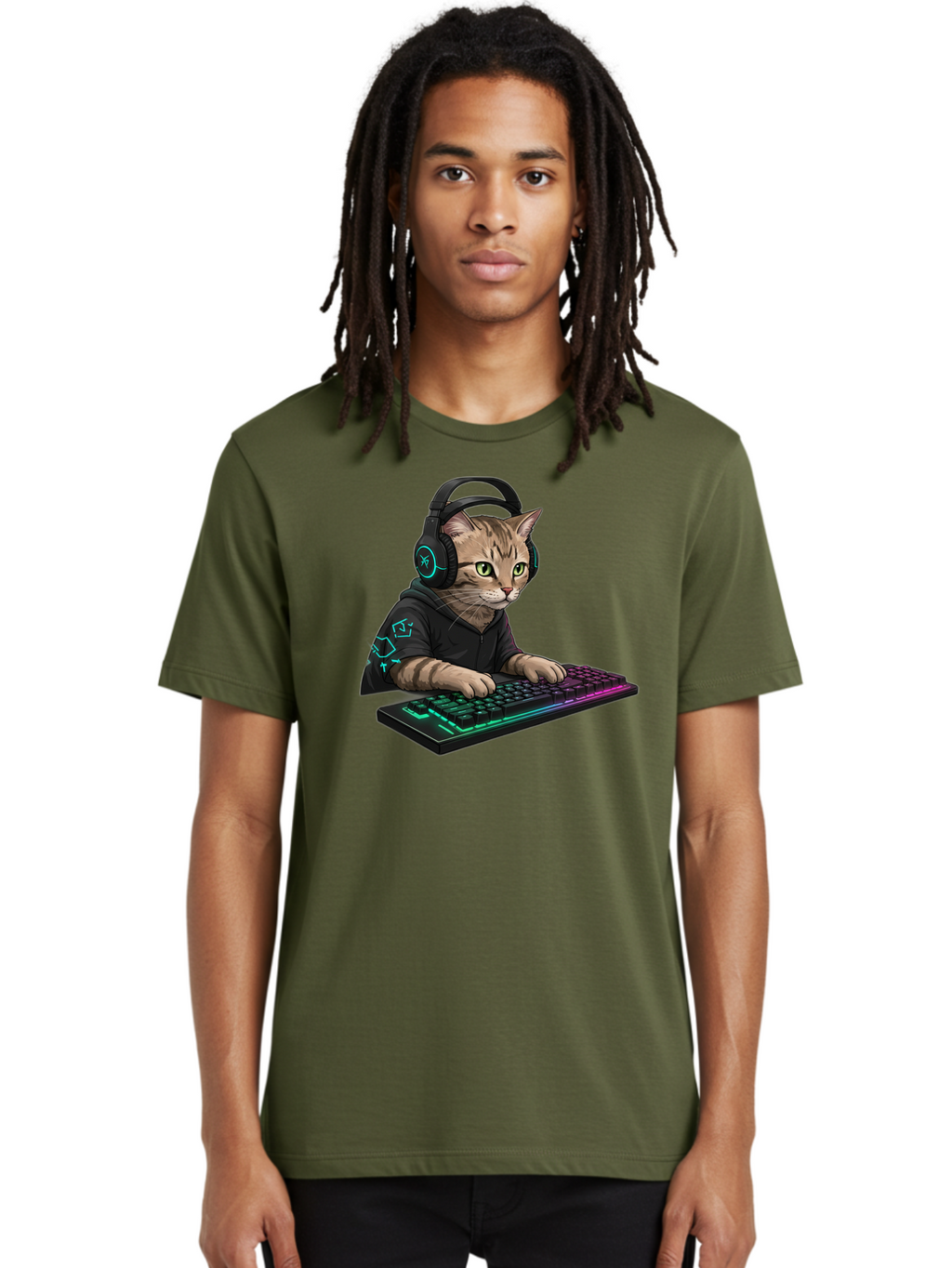 Cat-Gamer Men'S Graphic Tee, 100% Cotton, Comfortable Casual Summer Wear, Machine Washable, Vintage Camera, Old Camera, Antique Camera, Black Camera, Classic Photography, Photography Equipment, Nostalgic Device, Film Camera, Camera Art Bao197