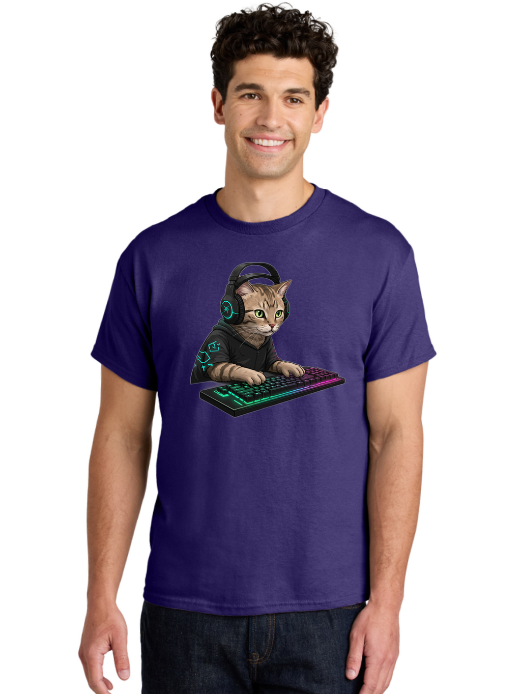 Cat-Gamer Men'S Graphic Tee, 100% Cotton, Comfortable Casual Summer Wear, Machine Washable, Vintage Camera, Old Camera, Antique Camera, Black Camera, Classic Photography, Photography Equipment, Nostalgic Device, Film Camera, Camera Art Bao197