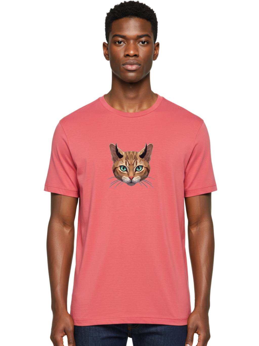Cat-Head-With-Demon-Horns Men'S Graphic Tee, 100% Cotton, Comfortable Casual Summer Wear, Machine Washable, Vintage Camera, Old Camera, Antique Camera, Black Camera, Classic Photography, Photography Equipment, Nostalgic Device, Film Camera, Bao198