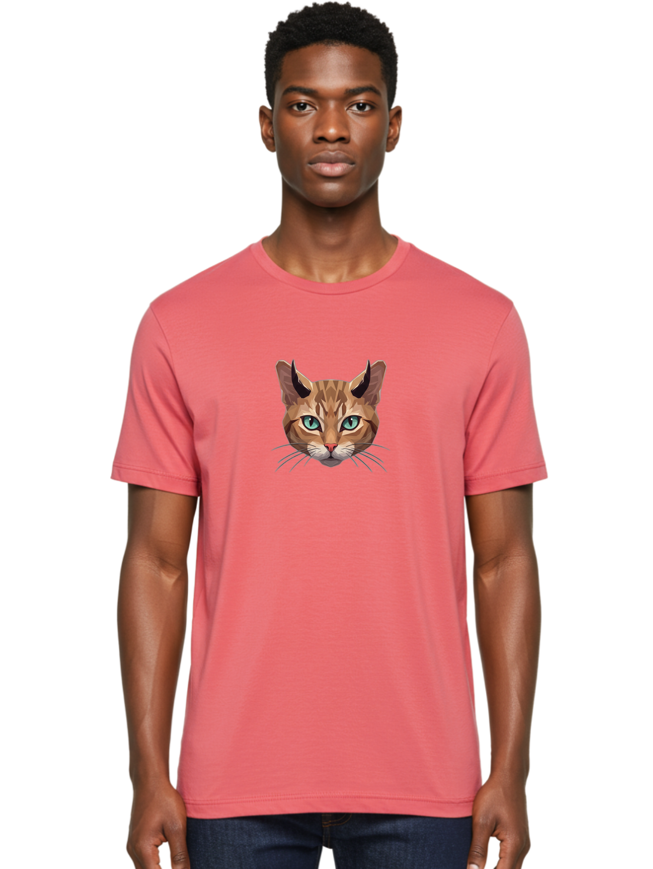 Cat-Head-With-Demon-Horns Men'S Graphic Tee, 100% Cotton, Comfortable Casual Summer Wear, Machine Washable, Vintage Camera, Old Camera, Antique Camera, Black Camera, Classic Photography, Photography Equipment, Nostalgic Device, Film Camera, Bao198