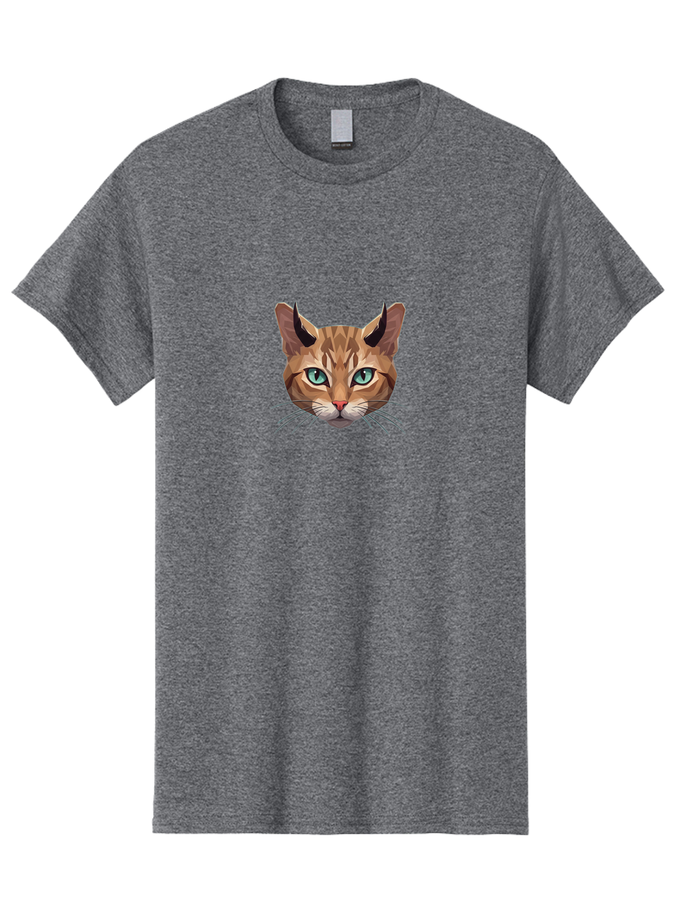 Cat-Head-With-Demon-Horns Men'S Graphic Tee, 100% Cotton, Comfortable Casual Summer Wear, Machine Washable, Vintage Camera, Old Camera, Antique Camera, Black Camera, Classic Photography, Photography Equipment, Nostalgic Device, Film Camera, Bao198