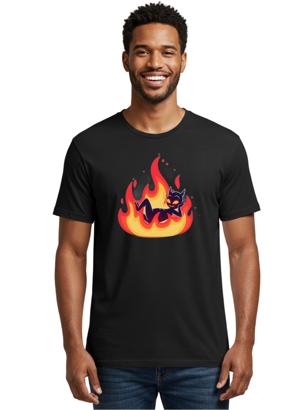 Cat-In-Flames Men'S Graphic Tee, 100% Cotton, Comfortable Casual Summer Wear, Machine Washable, Vintage Camera, Old Camera, Antique Camera, Black Camera, Classic Photography, Photography Equipment, Nostalgic Device, Film Camera, Camera Art Bao199