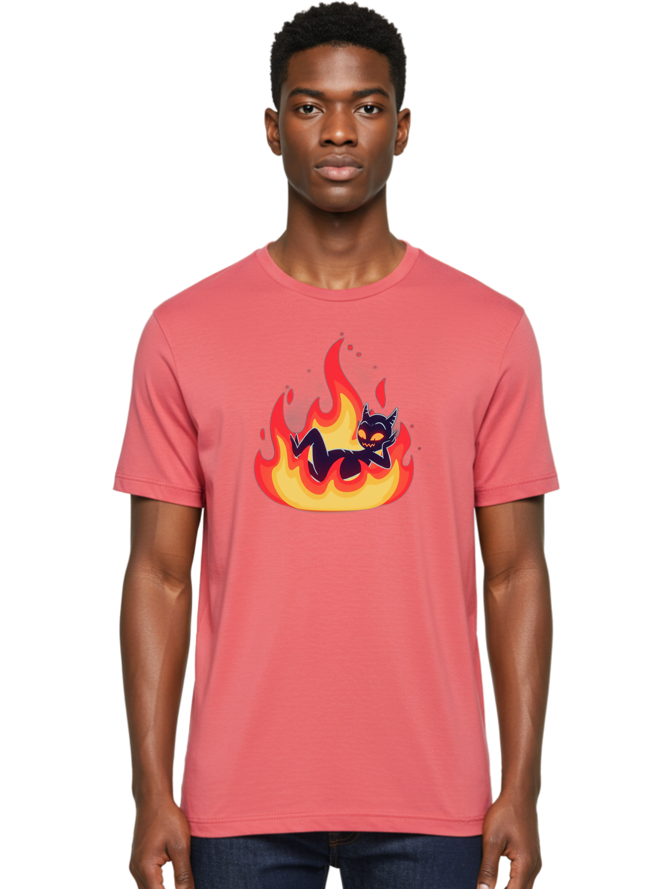 Cat-In-Flames Men'S Graphic Tee, 100% Cotton, Comfortable Casual Summer Wear, Machine Washable, Vintage Camera, Old Camera, Antique Camera, Black Camera, Classic Photography, Photography Equipment, Nostalgic Device, Film Camera, Camera Art Bao199
