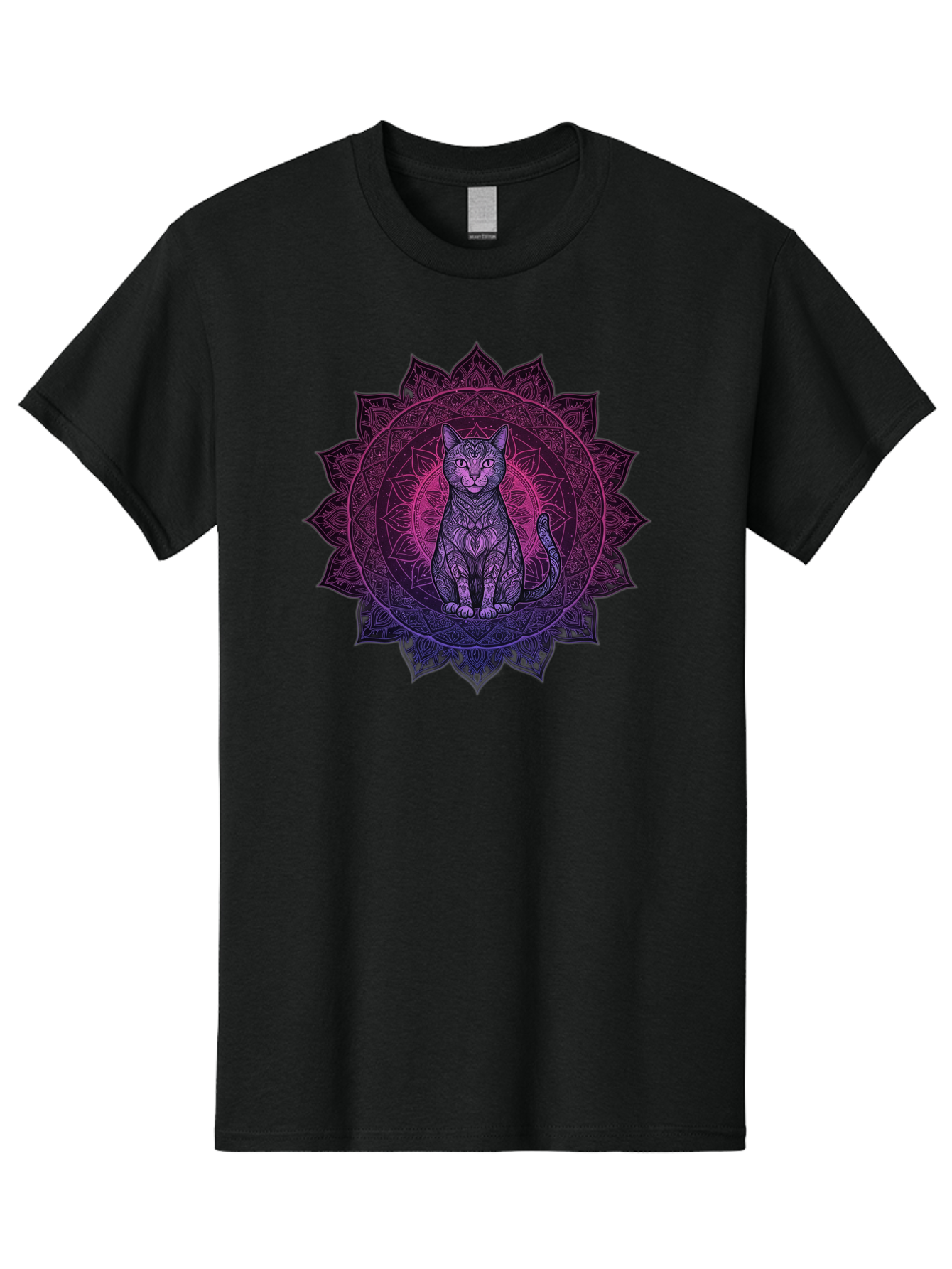 Cat-Mandala Men'S Graphic Tee, 100% Cotton, Comfortable Casual Summer Wear, Machine Washable, Vintage Camera, Old Camera, Antique Camera, Black Camera, Classic Photography, Photography Equipment, Nostalgic Device, Film Camera, Camera Art Bao200