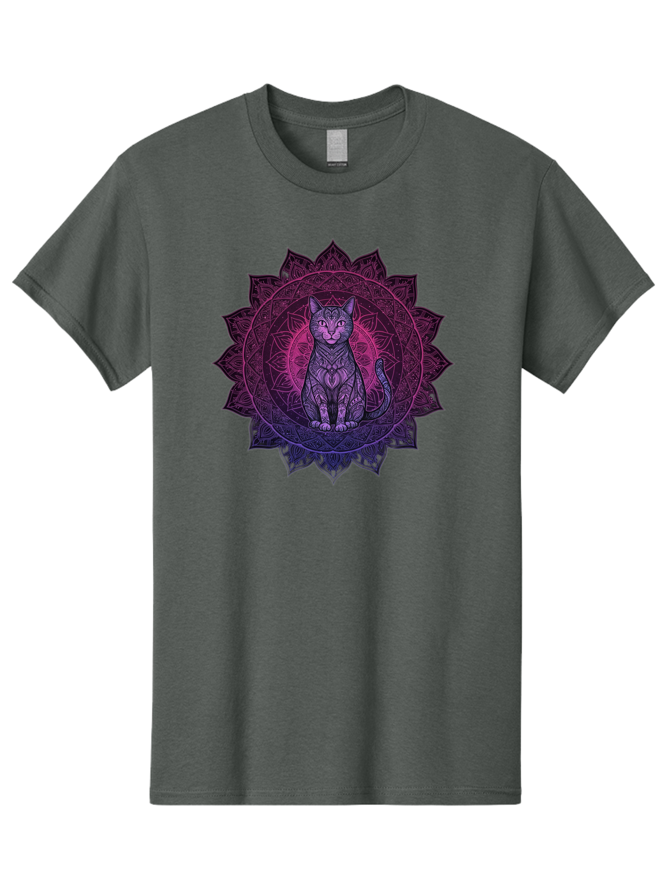 Cat-Mandala Men'S Graphic Tee, 100% Cotton, Comfortable Casual Summer Wear, Machine Washable, Vintage Camera, Old Camera, Antique Camera, Black Camera, Classic Photography, Photography Equipment, Nostalgic Device, Film Camera, Camera Art Bao200